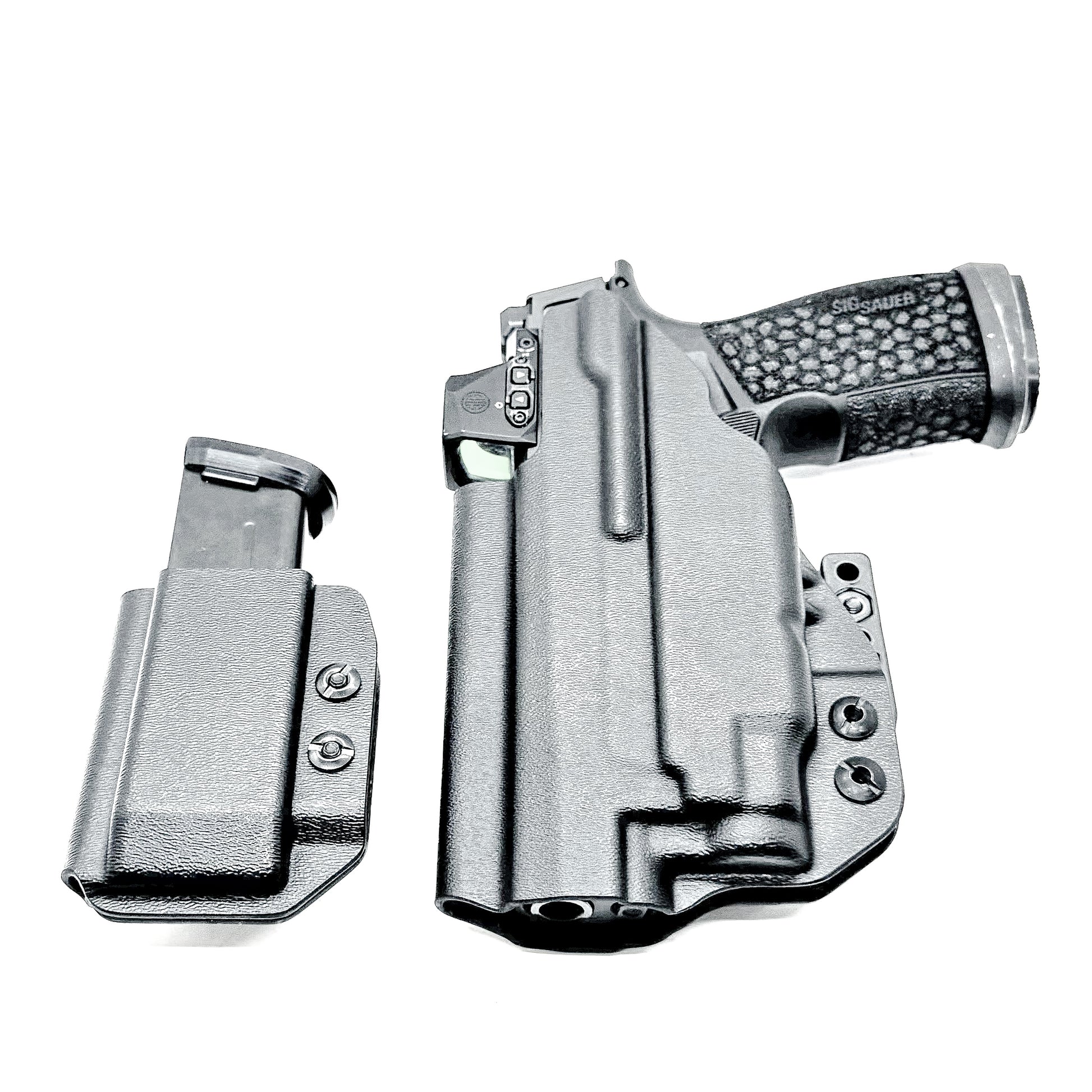Inside Waistband IWB Holster & Magazine carrier Combo for the Sig Sauer P365-FUSE & Streamlight TLR-7 Sub, X Sub, or TLR-7 HL-X Sub from Four Brothers Holsters
