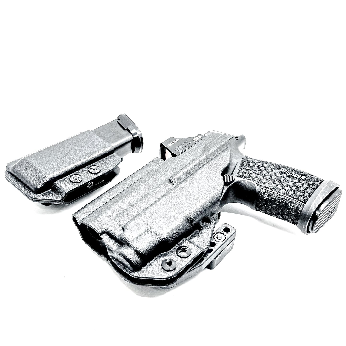 Four Brothers Sig Sauer P365-XMACRO, P365-XMACRO COMP, and P365-XMACRO TACOPS & Streamlight TLR-7 Sub & Magazine Pouch IWB AIWB Inside Waistband Holster Combo
