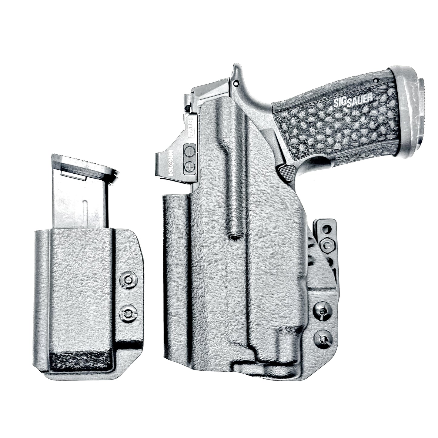 Four Brothers Sig Sauer P365-XMACRO, P365-XMACRO COMP, and P365-XMACRO TACOPS & Streamlight TLR-7 Sub & Magazine Pouch IWB AIWB Inside Waistband Holster Combo