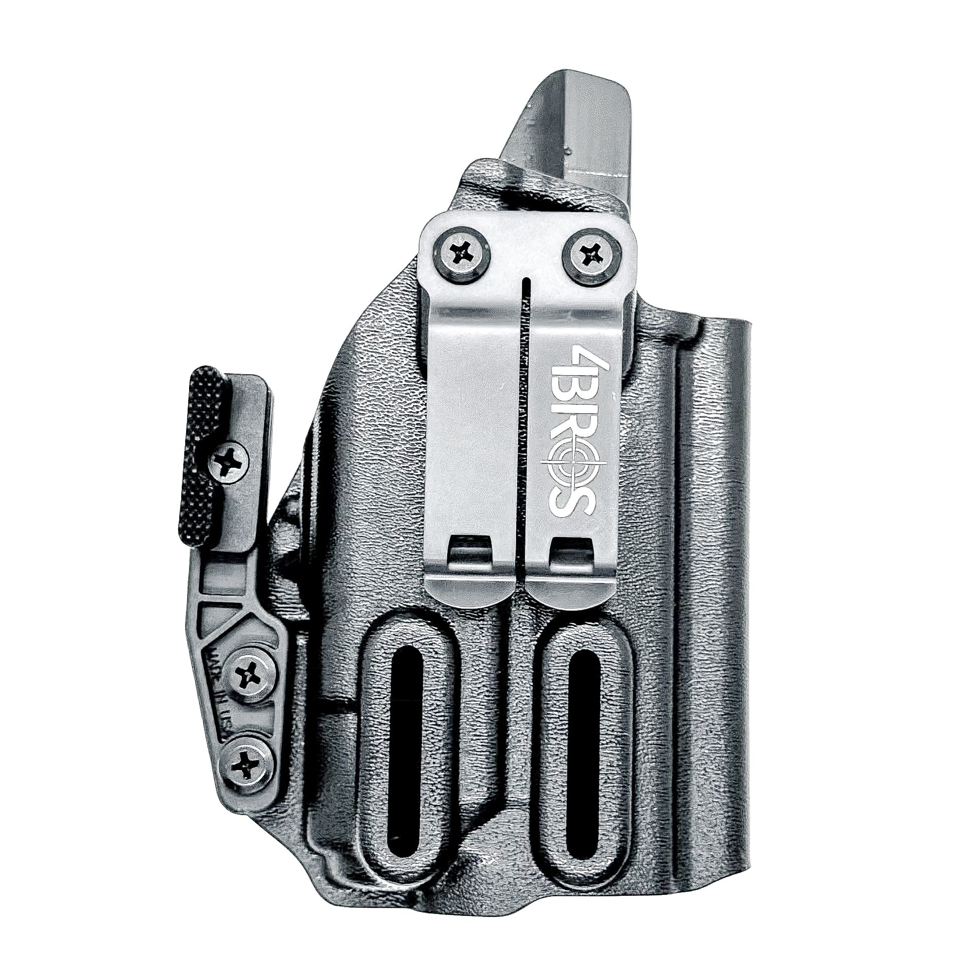 Inside waistband holster for the Sig P365XL with TLR-7 X or A & Icarus Precision A.C.E module with DCC Monoblock and modwing in black.