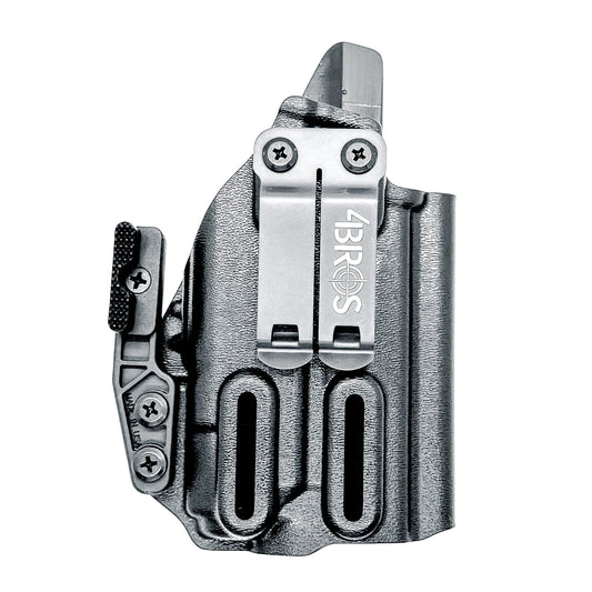 Inside waistband holster for the Sig P365XL with TLR-7 X or A & Icarus Precision A.C.E module with DCC Monoblock and modwing in black.