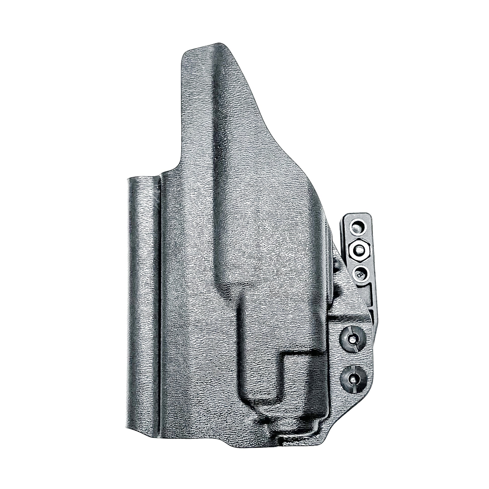 Inside waistband holster for the Sig P365XL with TLR-7 X or A & Icarus Precision A.C.E module with DCC Monoblock and modwing in black.