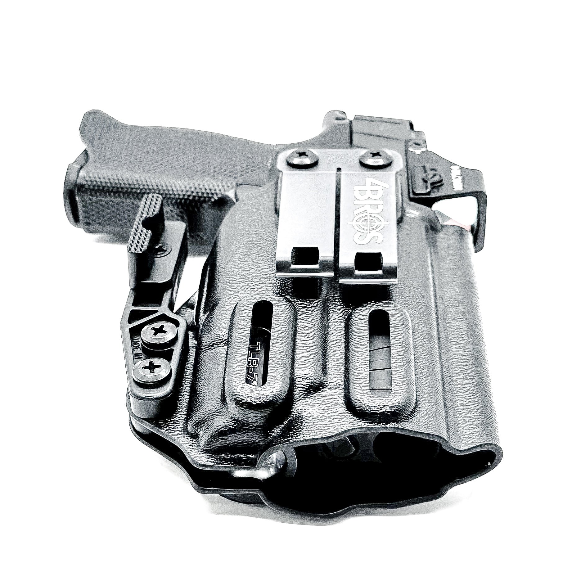 Inside waistband holster for the Sig P365XL with TLR-7 X or A & Icarus Precision A.C.E module with DCC Monoblock and modwing in black.