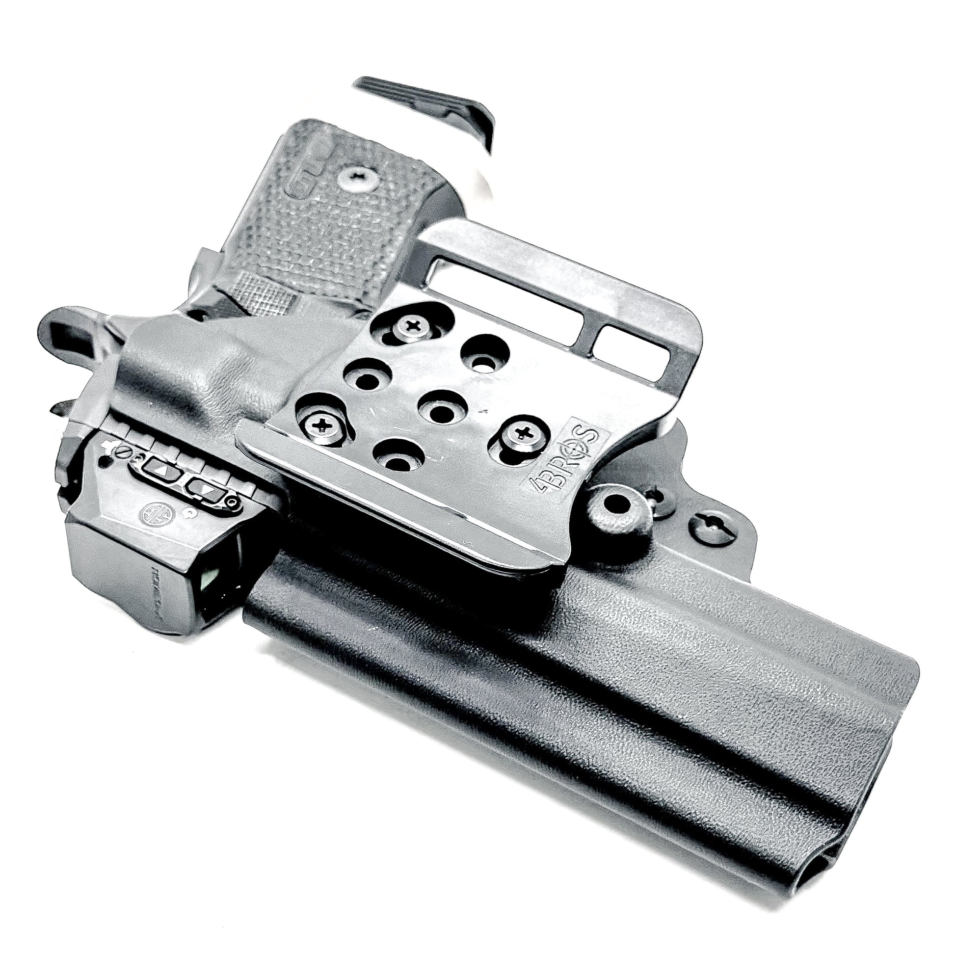 Sig Sauer P211 GTO OWB Kydex holster with precision-molded fit, adjustable retention, and tough .093" construction. Comfortable carry. Made in the USA.