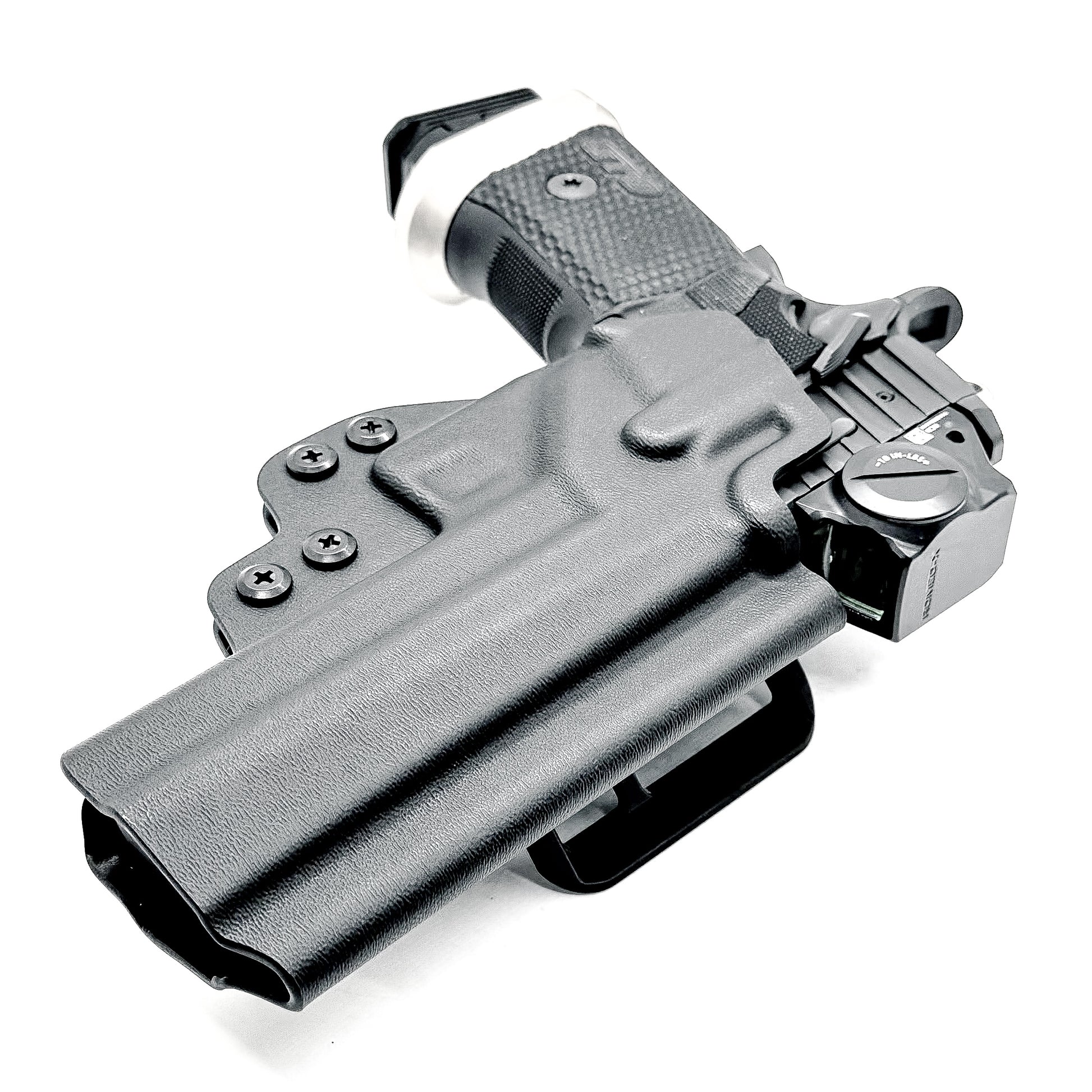 Sig Sauer P211 GTO OWB Kydex holster with precision-molded fit, adjustable retention, and tough .093" construction. Comfortable carry. Made in the USA.