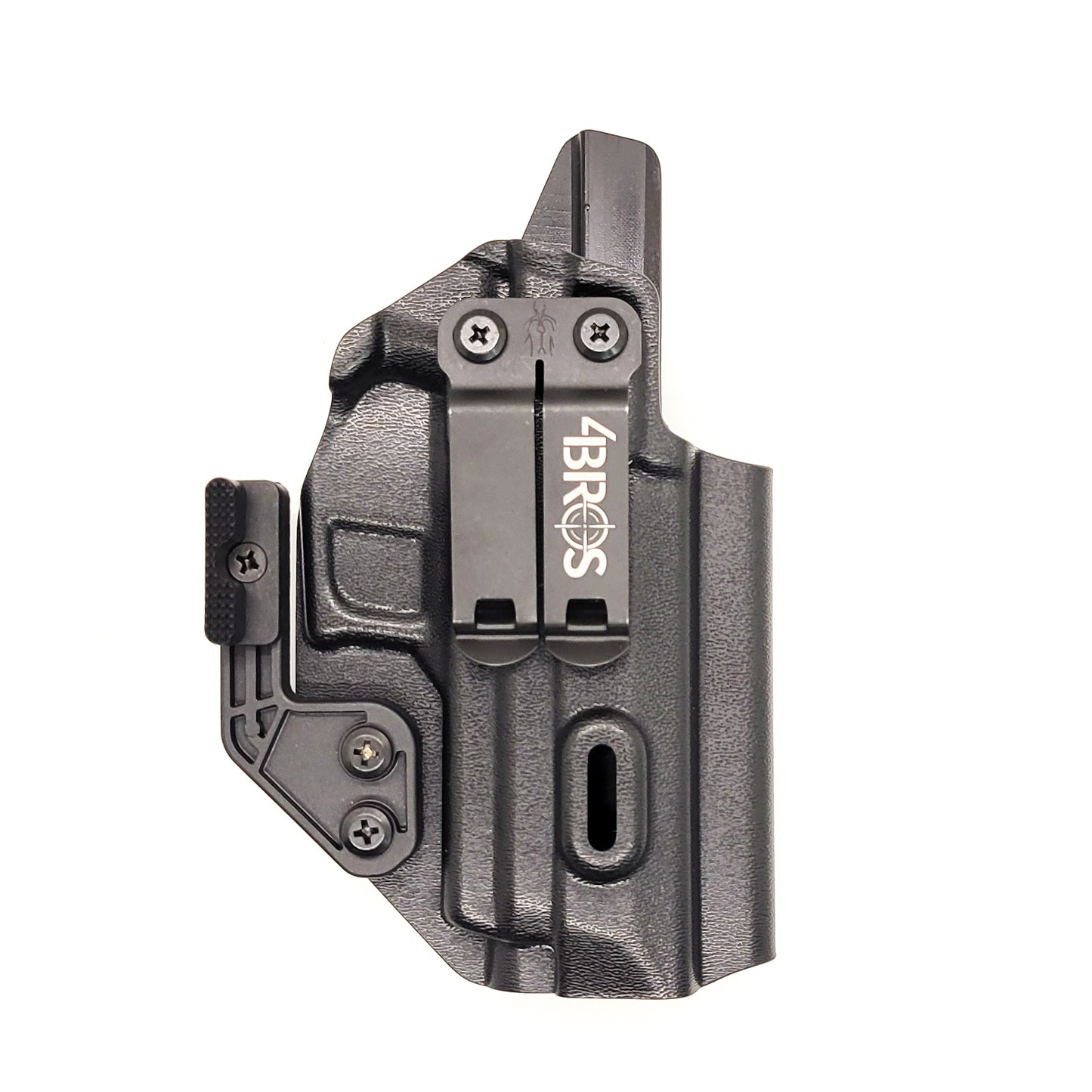 For the best Inside Waistband AIWB IWB Kydex holster for the Sig Sauer P320-XTEN COMP 10MM, shop Four Brothers 4BROS Holsters. Proudly made in the USA.