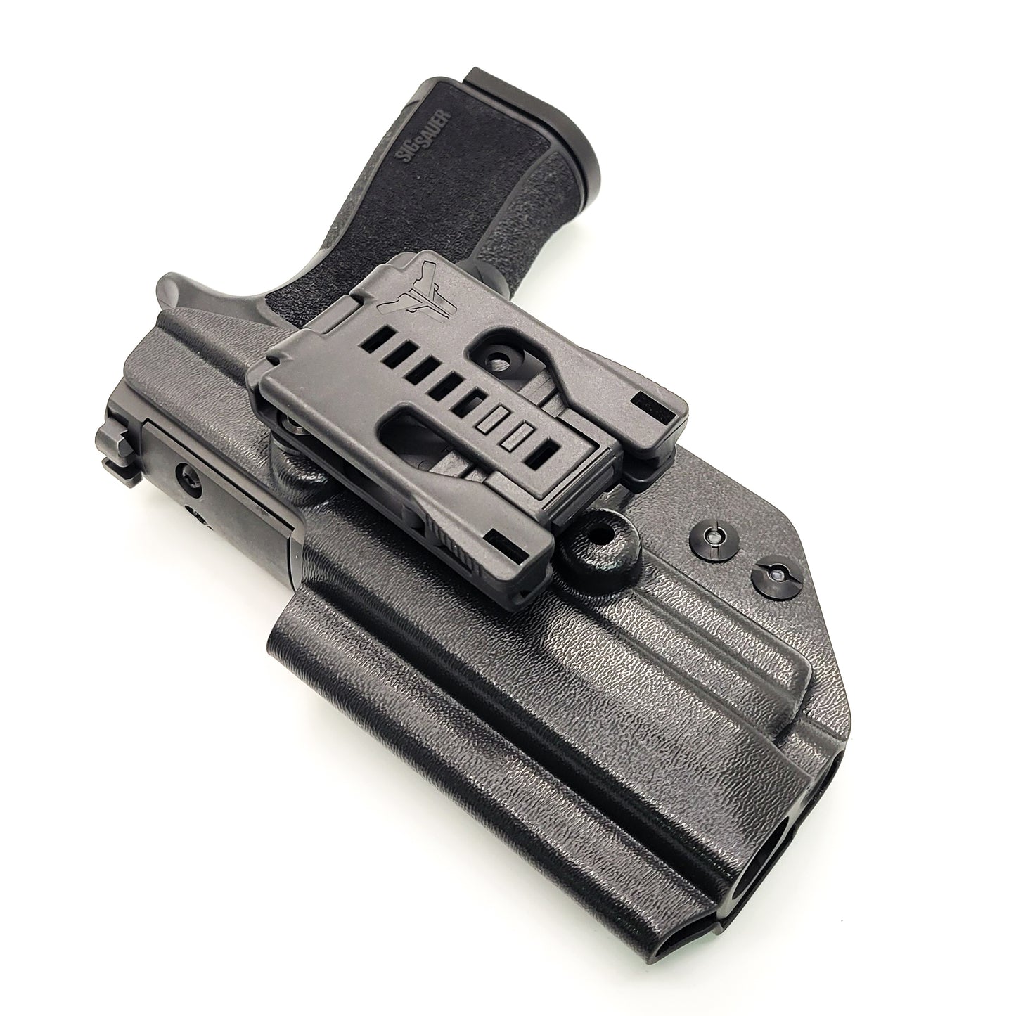 For the best Outside Waistband OWB Kydex holster for the Sig Sauer P320-XTEN COMP 10MM, shop Four Brothers 4BROS Holsters. Proudly made in the USA. 10MM