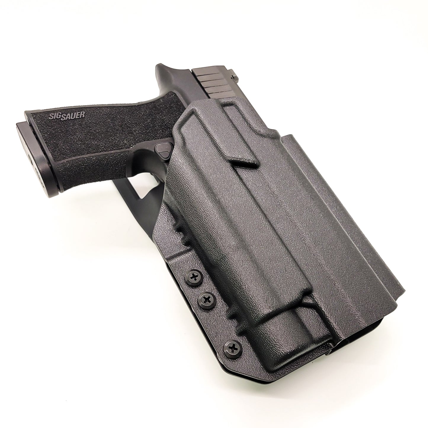 For the best Outside Waistband Sig Sauer P320-XTEN Comp with the Streamlight TLR-1 or TLR-1 HL Duty & Competition Style Holster, shop Four Brothers Holsters.