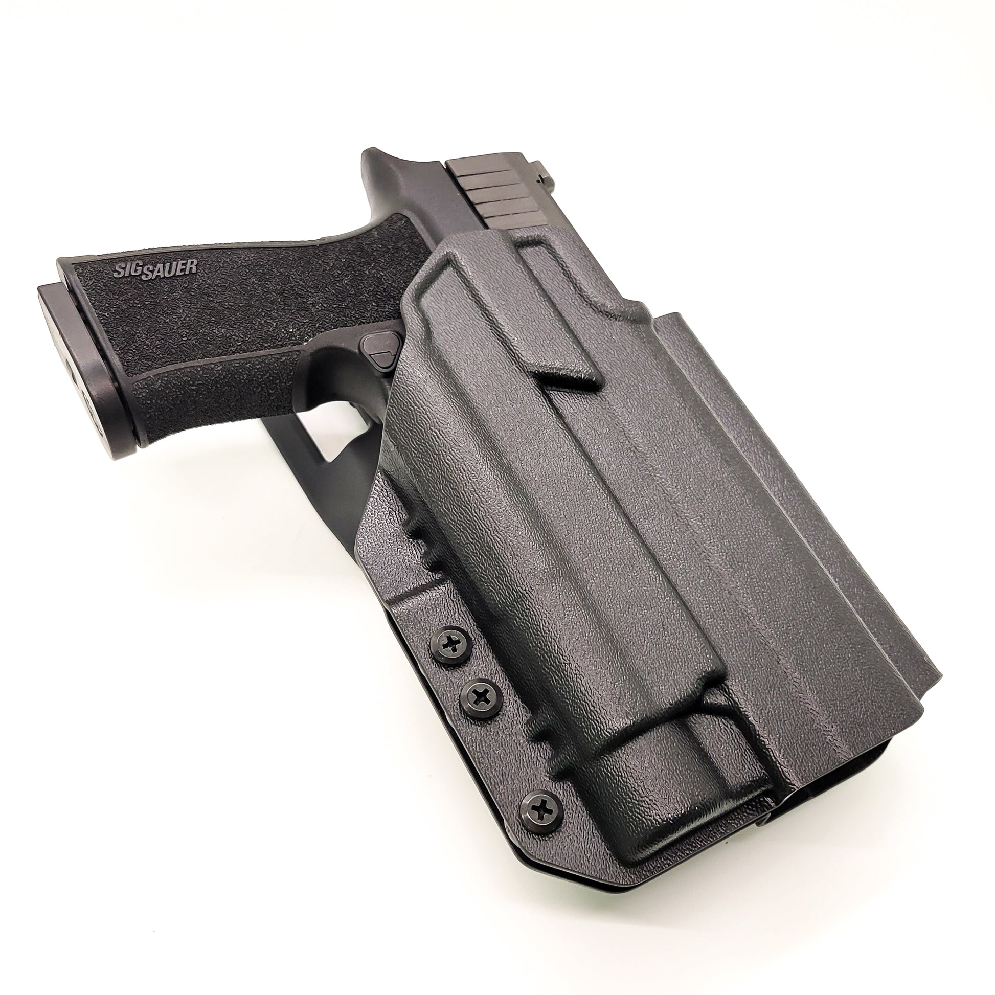 For the best Outside Waistband Sig Sauer P320-XTEN Comp with the Streamlight TLR-1 or TLR-1 HL Duty & Competition Style Holster, shop Four Brothers Holsters.
