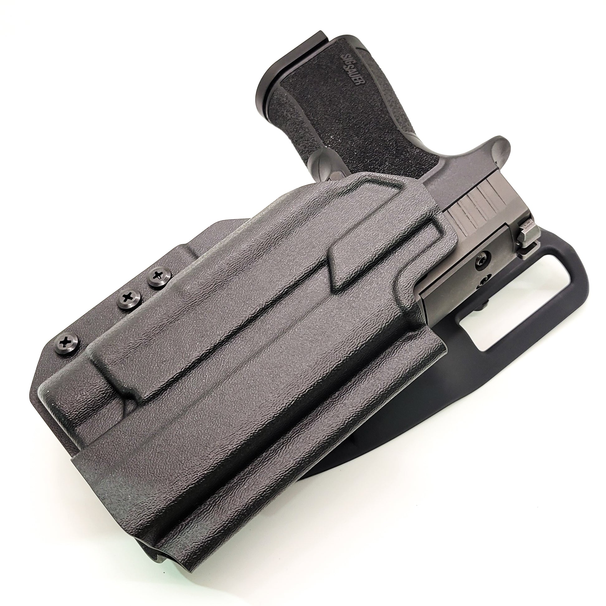 For the best Outside Waistband Sig Sauer P320-XTEN Comp with the Streamlight TLR-1 or TLR-1 HL Duty & Competition Style Holster, shop Four Brothers Holsters.