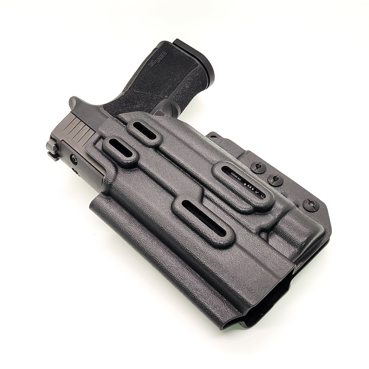 For the best IWB AIWB Inside Waistband Holster for the Sig Sauer P320-XTEN Comp with the Streamlight TLR-1 or TLR-1 HL shop Four Brothers 4BROS Holsters.