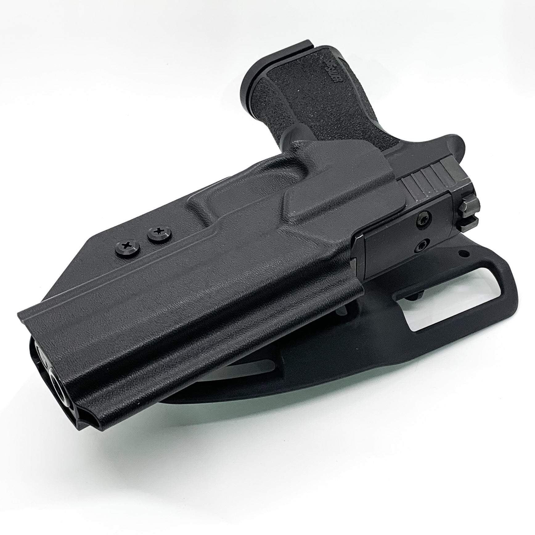 For the best Outside Waistband Sig Sauer 10MM P320-XTEN with the GoGun USA Gas Pedal Duty & Competition Style Kydex Holster, shop Four Brothers 4BROS Holsters.