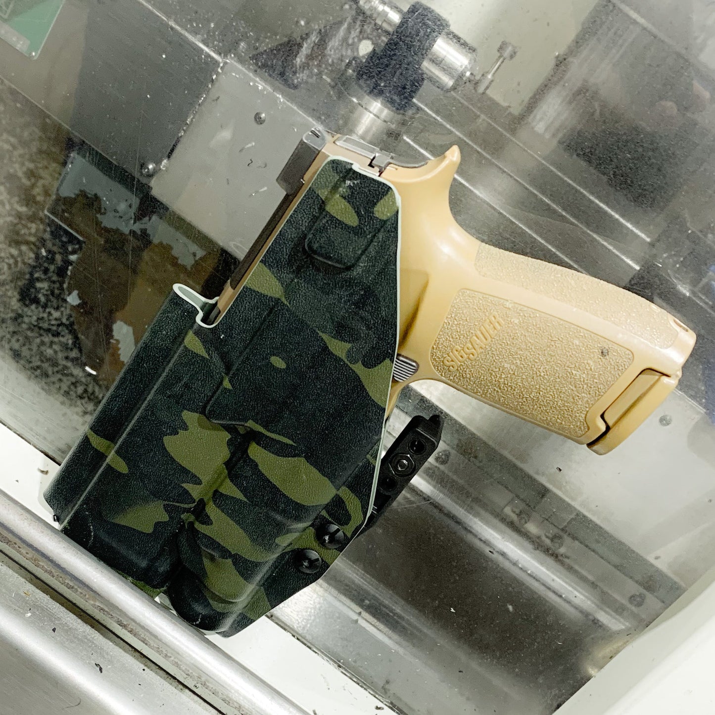 For the best IWB AIWB Inside Waistband Holster for the Sig Sauer P320 AXG pistols with the Streamlight TLR-1 or TLR-1 HL light, shop Four Brothers Holsters.