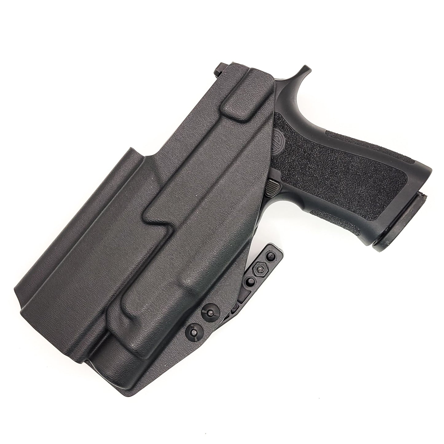For the best IWB AIWB Inside Waistband Holster for the Sig Sauer P320 AXG pistols with the Streamlight TLR-1 or TLR-1 HL light, shop Four Brothers Holsters.