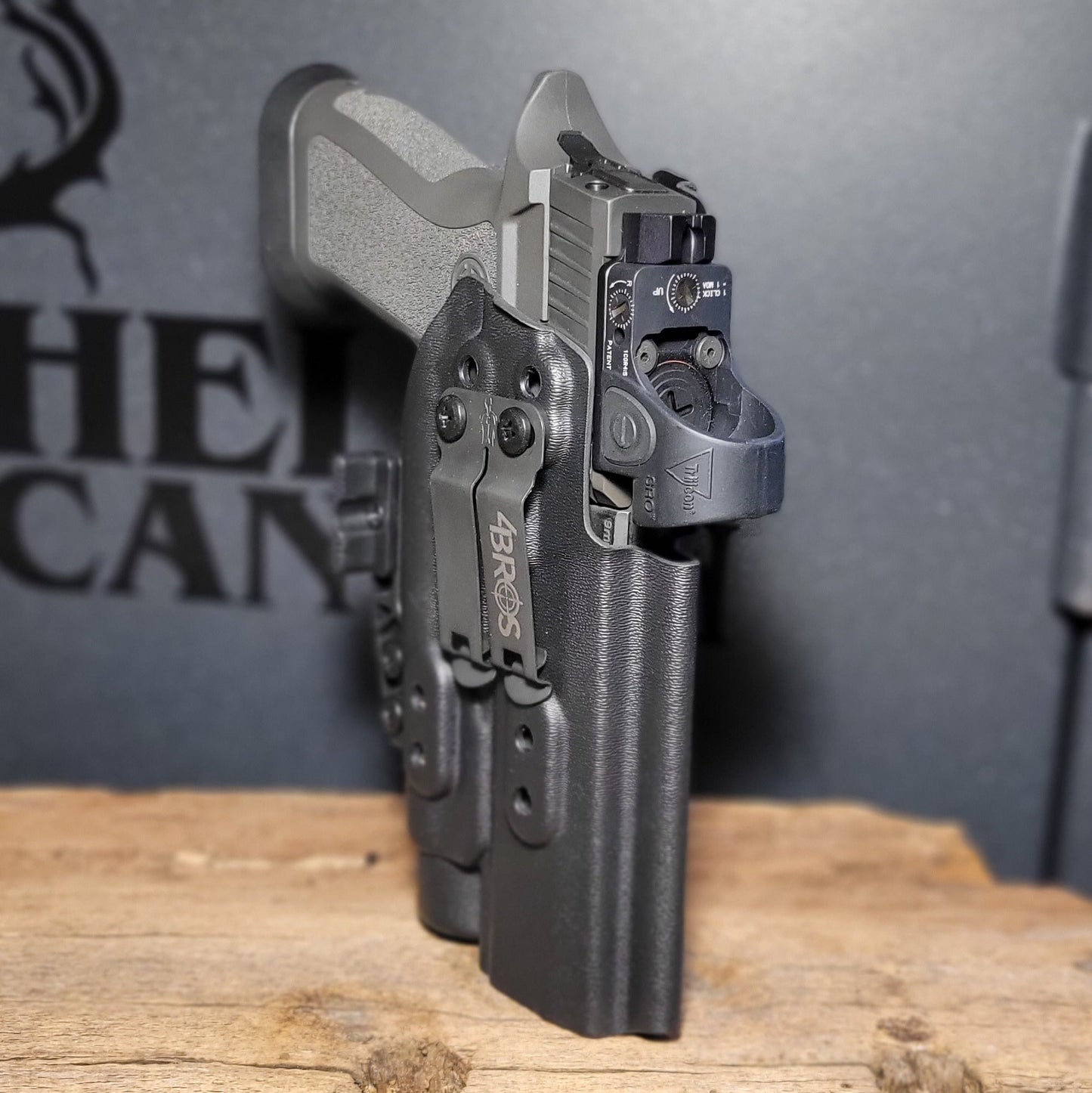For the best IWB AIWB Inside Waistband Holster for the Sig Sauer P320 AXG pistols with the Streamlight TLR-1 or TLR-1 HL light, shop Four Brothers Holsters.