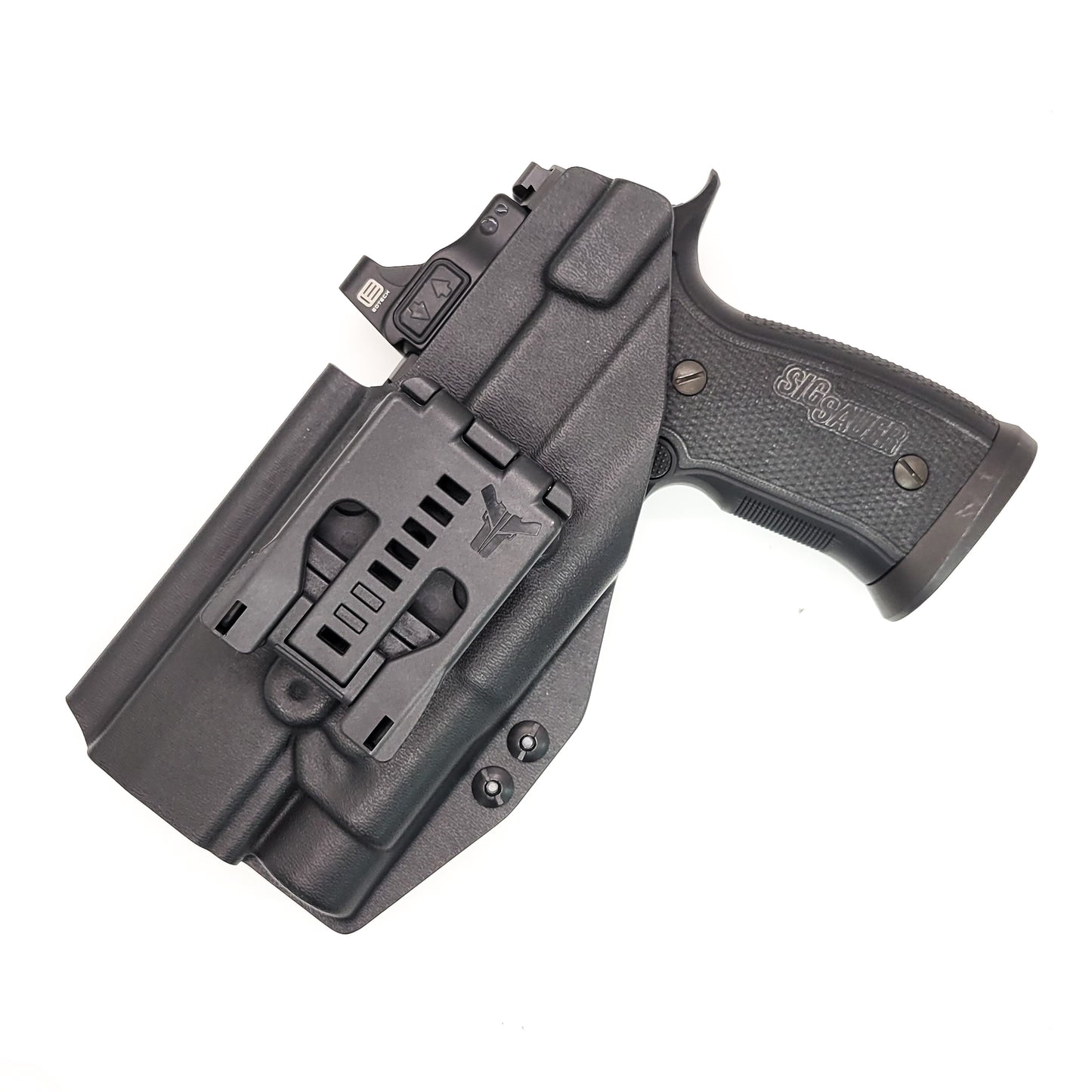 For the best OWB Outside Waistband Holster for the Sig Sauer P320 AXG & AXG Pro pistols & Streamlight TLR-1 or TLR-1 HL light, shop Four Brothers Holsters.