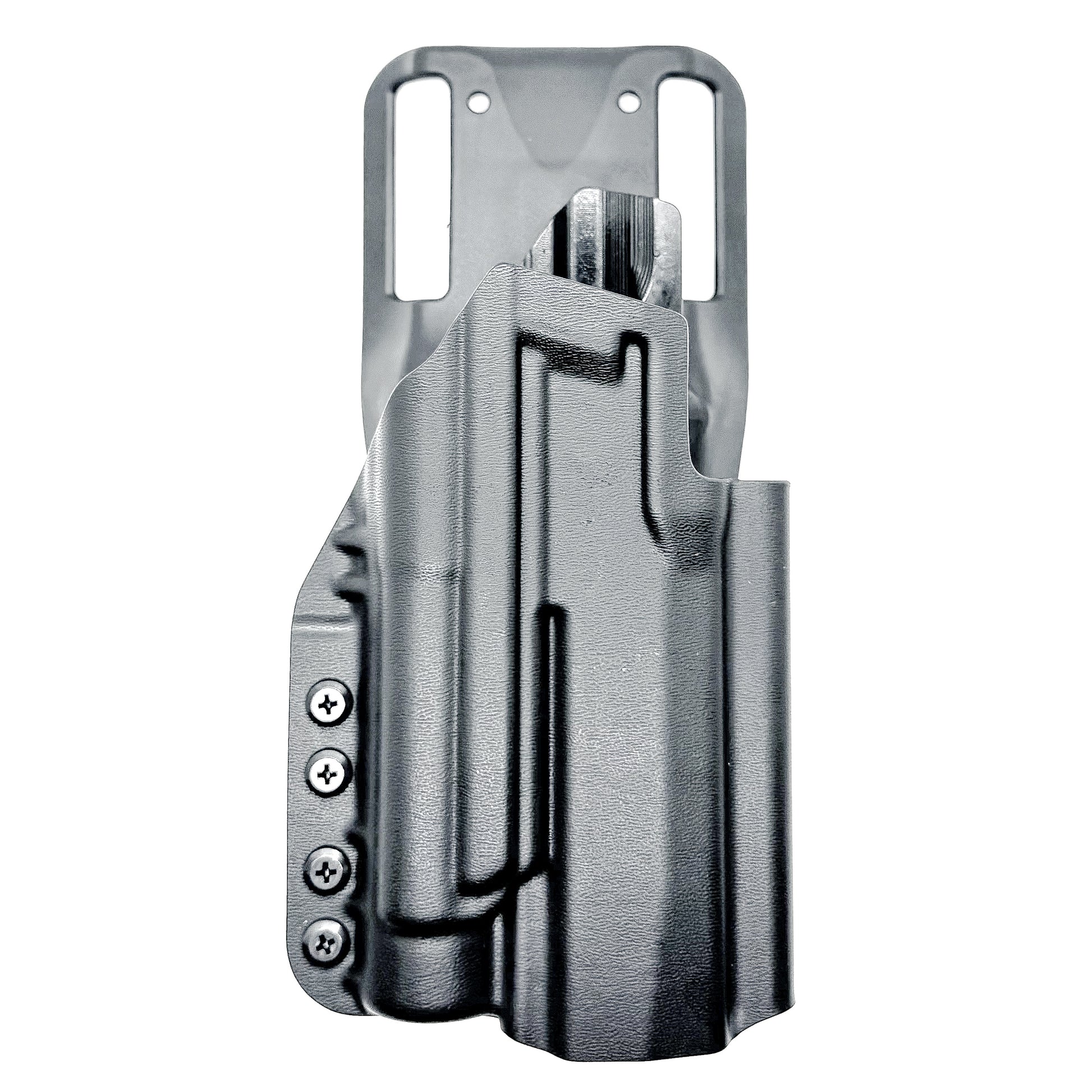 Black Sig Sauer P320 Align Tactitcal Thumb Rest & TLR-1 HL-X Duty & Competition Holster from 4BROS Holsters