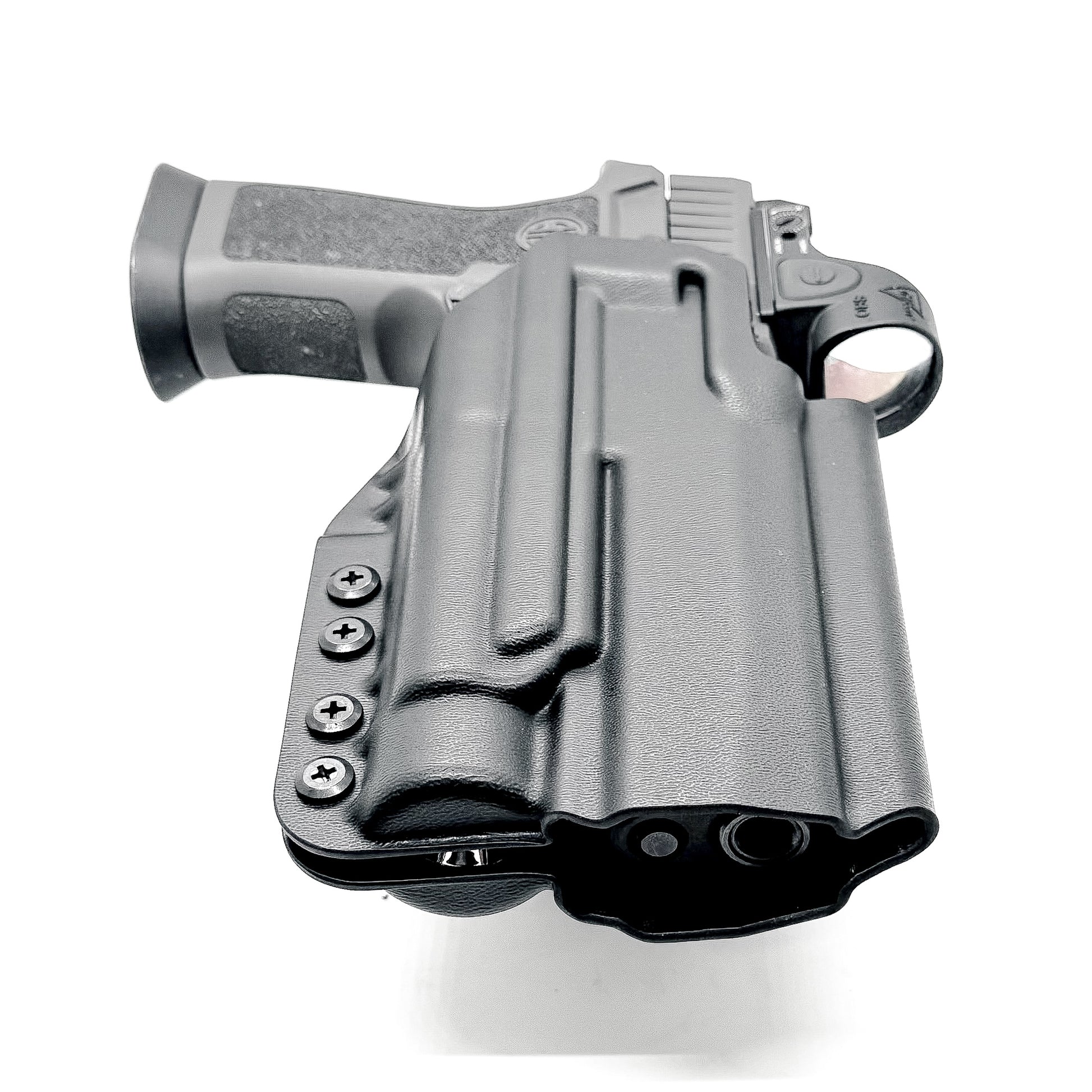 Black Sig Sauer P320 Align Tactitcal Thumb Rest & TLR-1 HL-X Duty & Competition Holster from 4BROS Holsters