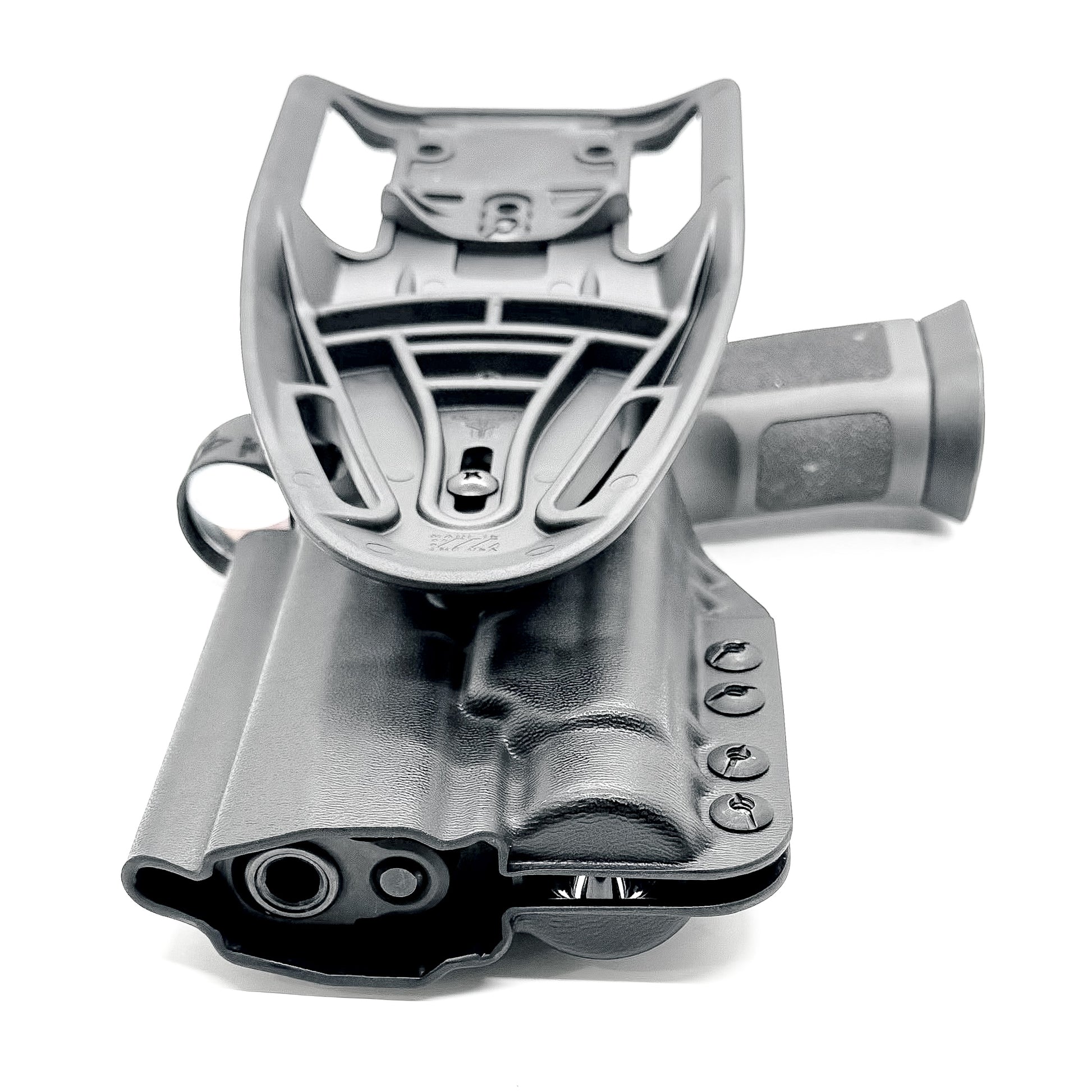 Black Sig Sauer P320 Align Tactitcal Thumb Rest & TLR-1 HL-X Duty & Competition Holster from 4BROS Holsters