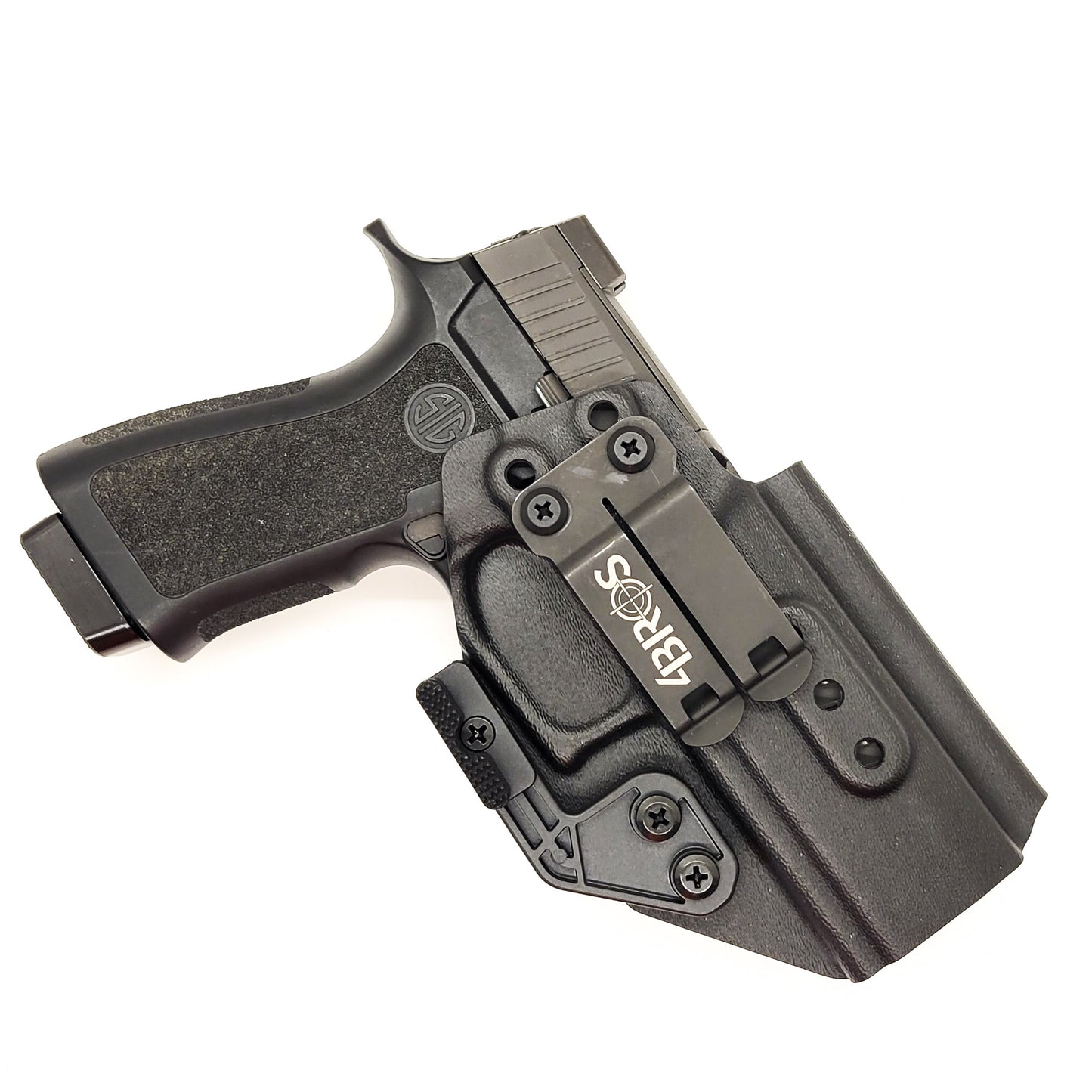 For the best IWB Kydex Inside Waistband Holster for the P320 Carry pistols and the M18 handgun with GoGunsUSA Gas Pedal, shop Four Brothers 4BROS Holsters.