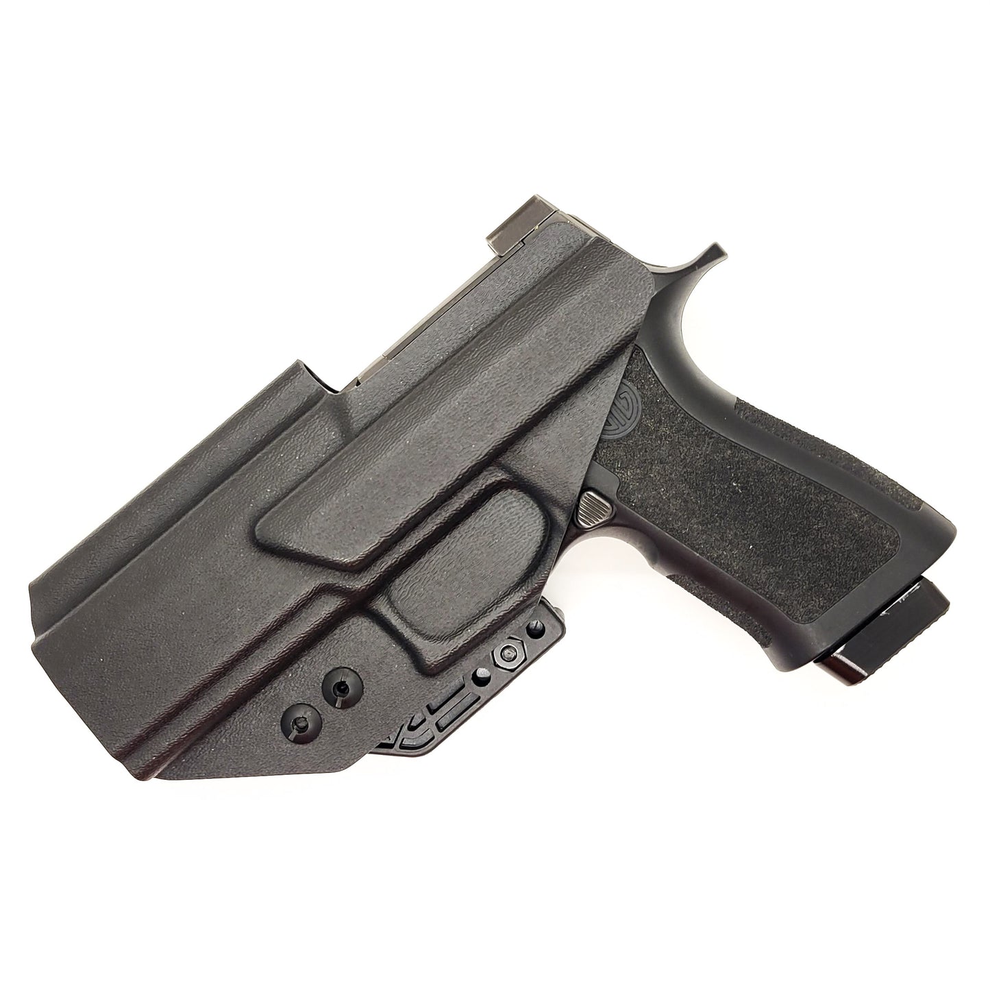 For the best IWB Kydex Inside Waistband Holster for the P320 Carry pistols and the M18 handgun with GoGunsUSA Gas Pedal, shop Four Brothers 4BROS Holsters.