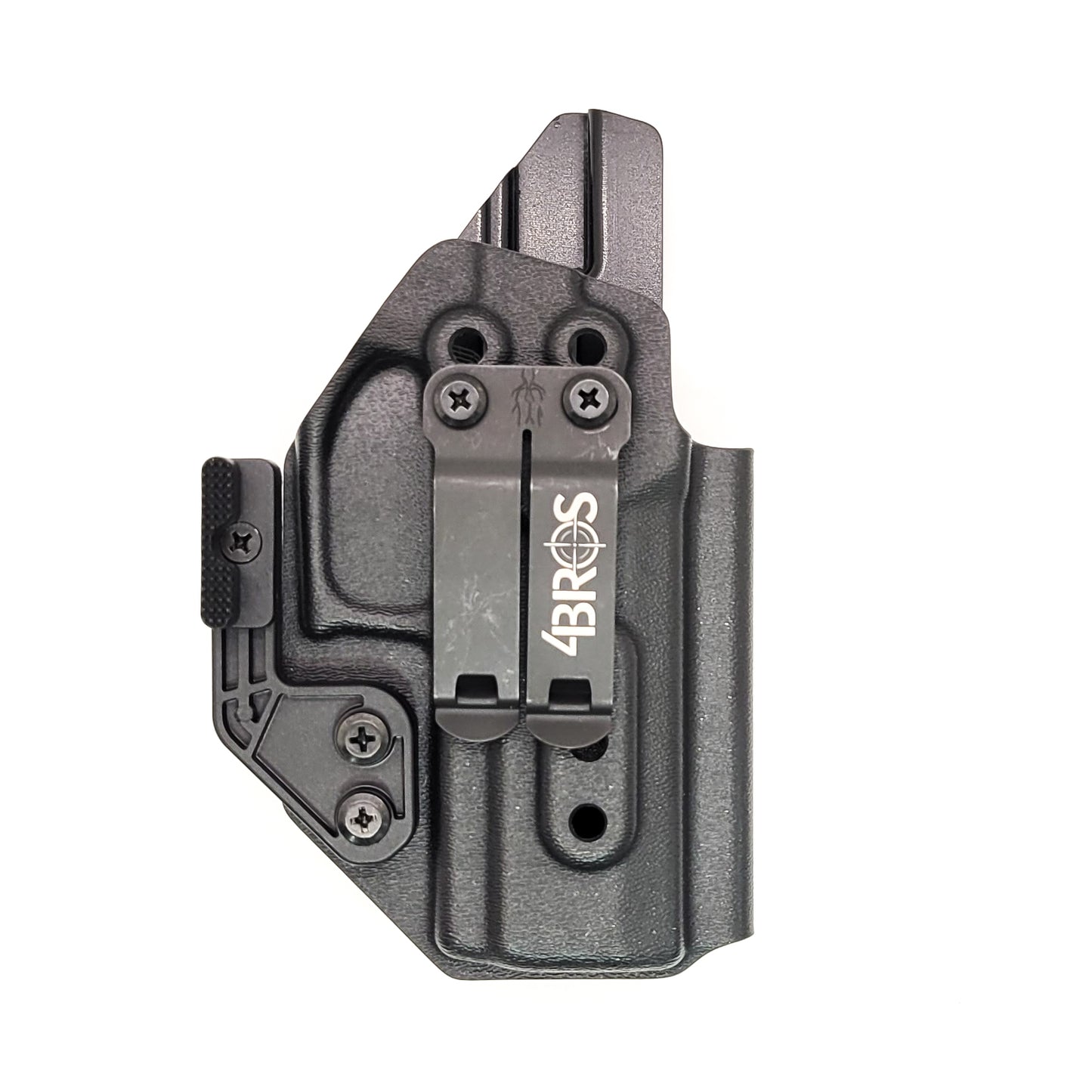 For the best IWB AIWB Inside Waistband Holster for the P320 Compact, Carry, M18 & P320 Wilson Combat Carry grip module pistols, shop Four Brothers Holsters.