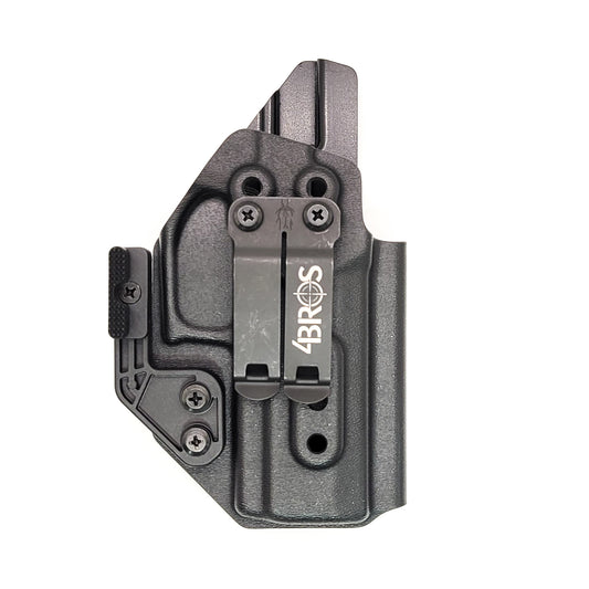 For the best IWB AIWB Inside Waistband  Holster for the  P320 Compact, Carry, M18 & P320 Wilson Combat Carry grip module pistols, shop Four Brothers Holsters.