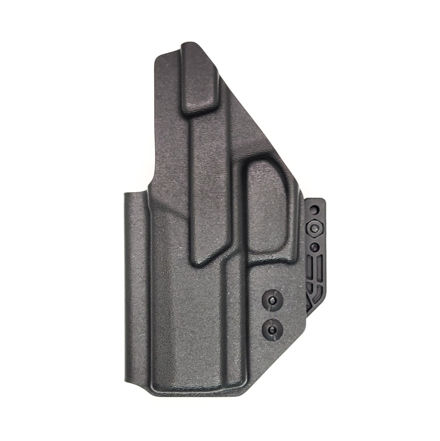 For the best IWB AIWB Inside Waistband Holster for the P320 Compact, Carry, M18 & P320 Wilson Combat Carry grip module pistols, shop Four Brothers Holsters.