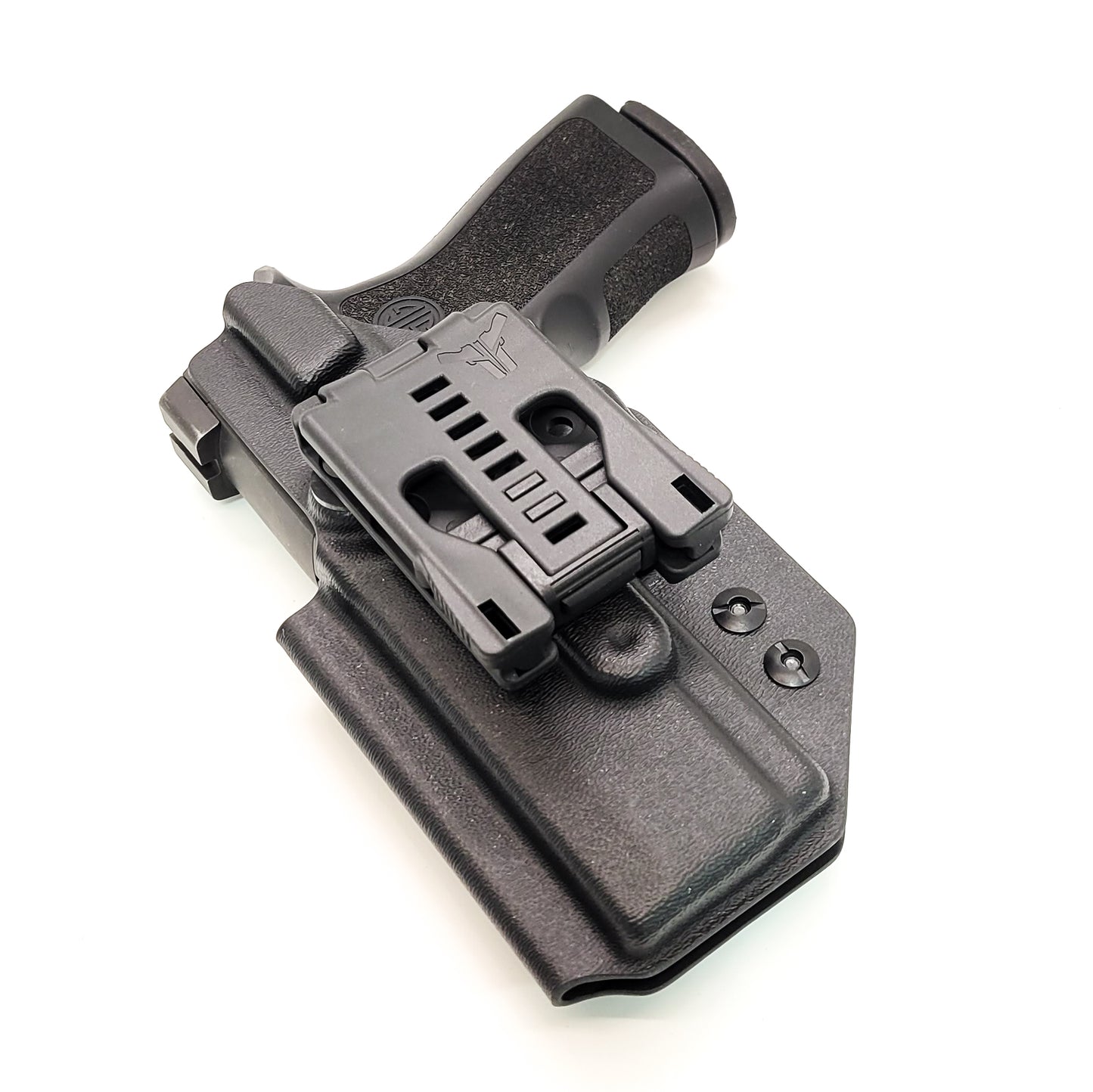 For the best OWB Outside Waistband Holster for the Sig Sauer P320 Carry, Compact, M18 pistols, and Wilson Combat Carry grip module, shop Four Brothers Holsters.