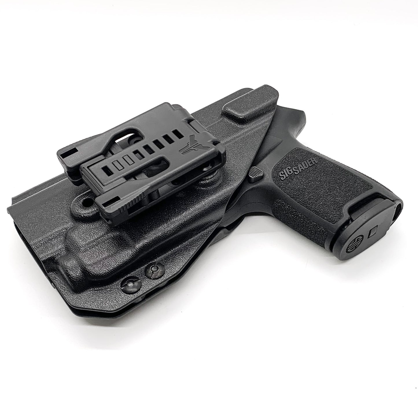 For the best Outside Waistband OWB holster for the Sig Sauer P320 Compact and Carry with the Streamlight TLR-7 X or TLR-7 A shop Four Brothers 4BROS holsters.