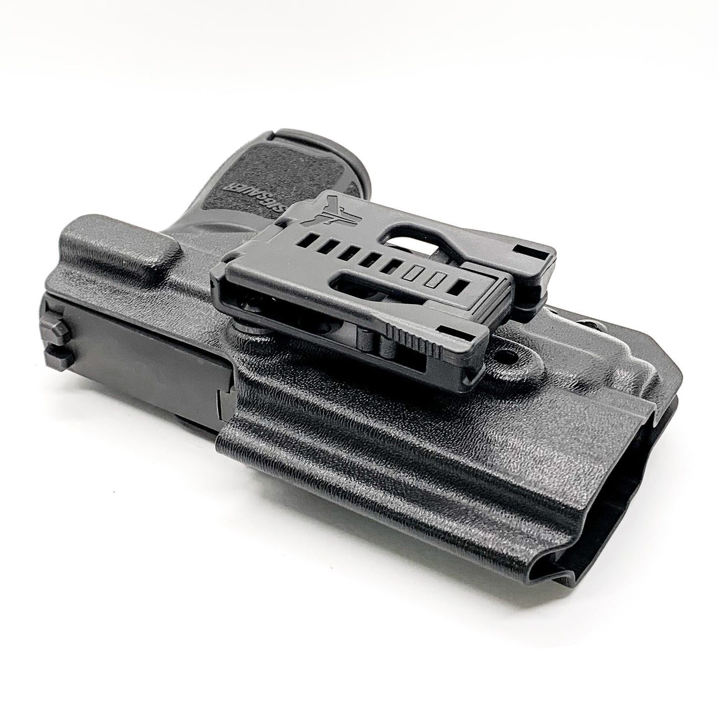For the best Outside Waistband OWB holster for the Sig Sauer P320 Compact and Carry with the Streamlight TLR-7 X or TLR-7 A shop Four Brothers 4BROS holsters.