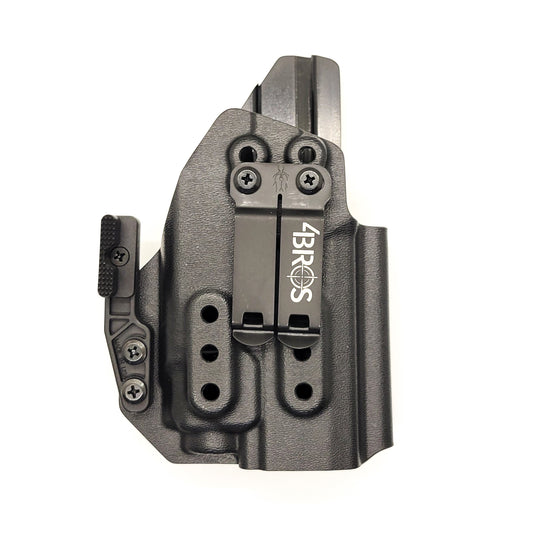 For the best IWB Kydex Inside Waistband Holster for the Sig Sauer P320 Compact & Carry & Align Tactical Thumb Rest & Streamlight TLR-8 A, shop 4BROS Holsters.
