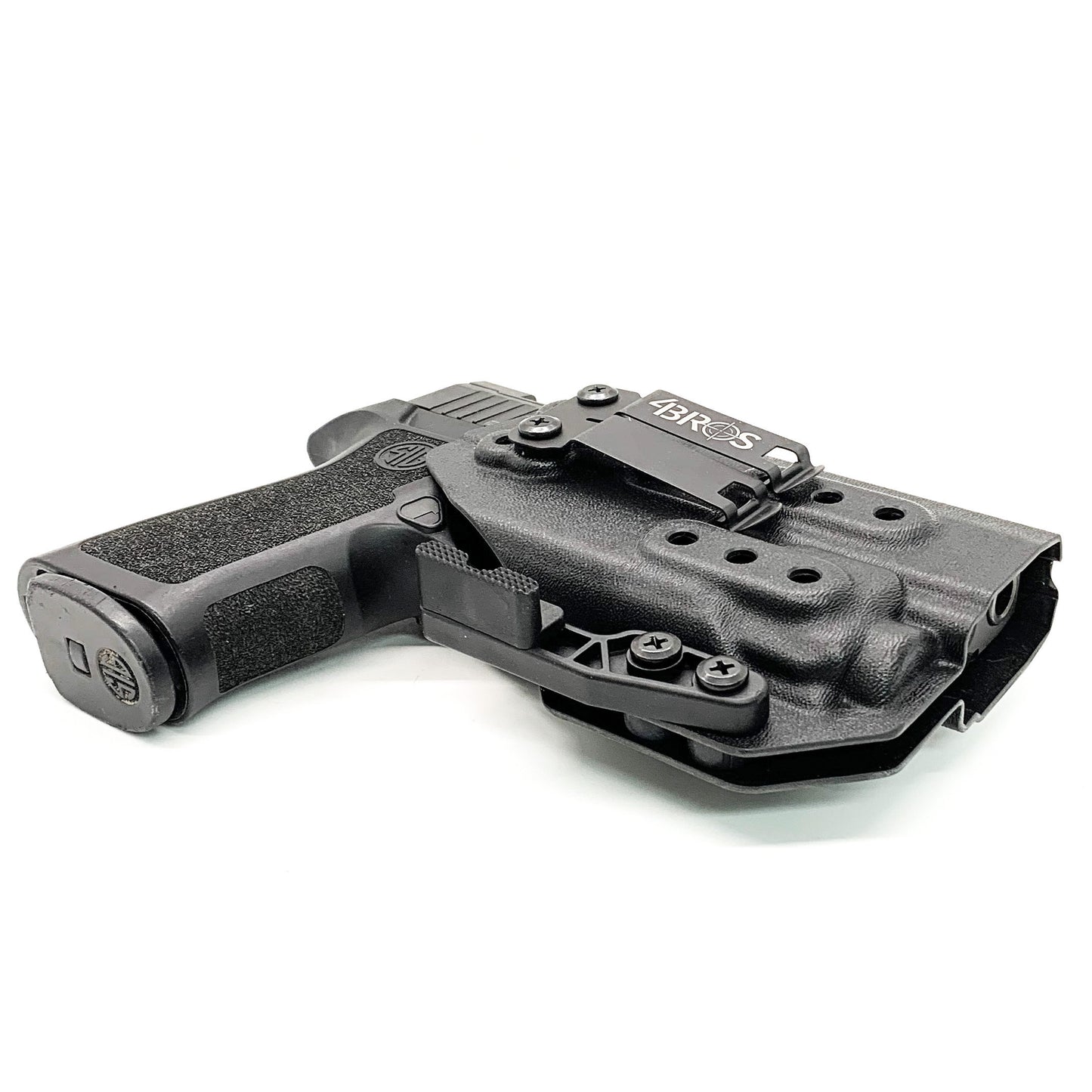 For the best IWB Kydex Inside Waistband Holster for the Sig Sauer P320 Compact, Carry or M18 & Streamlight TLR-8A & Gas Pedal shop Four Brothers Holsters