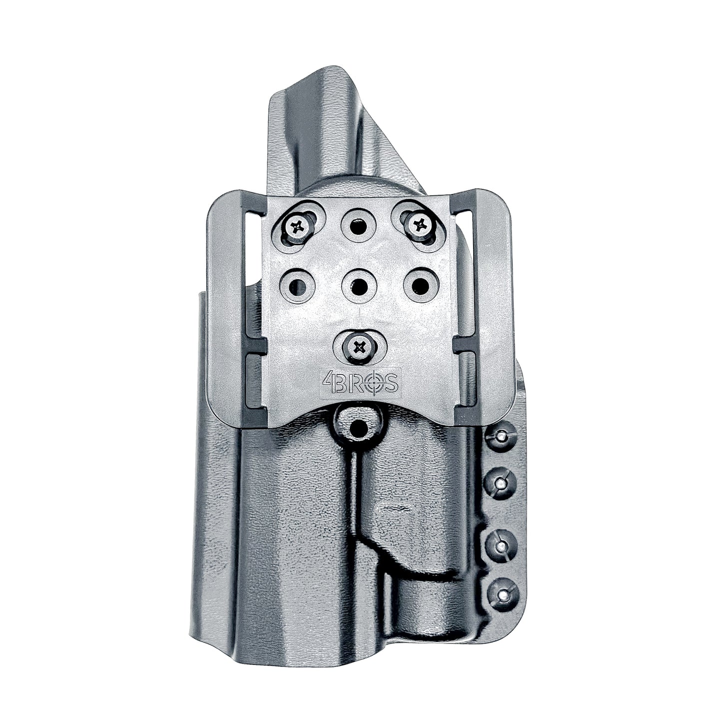Black Sig Sauer P320 Gas Pedal & TLR-1 HL-X OWB Holster with 4BROS 1.5" Belt Slide from 4BROS Holsters