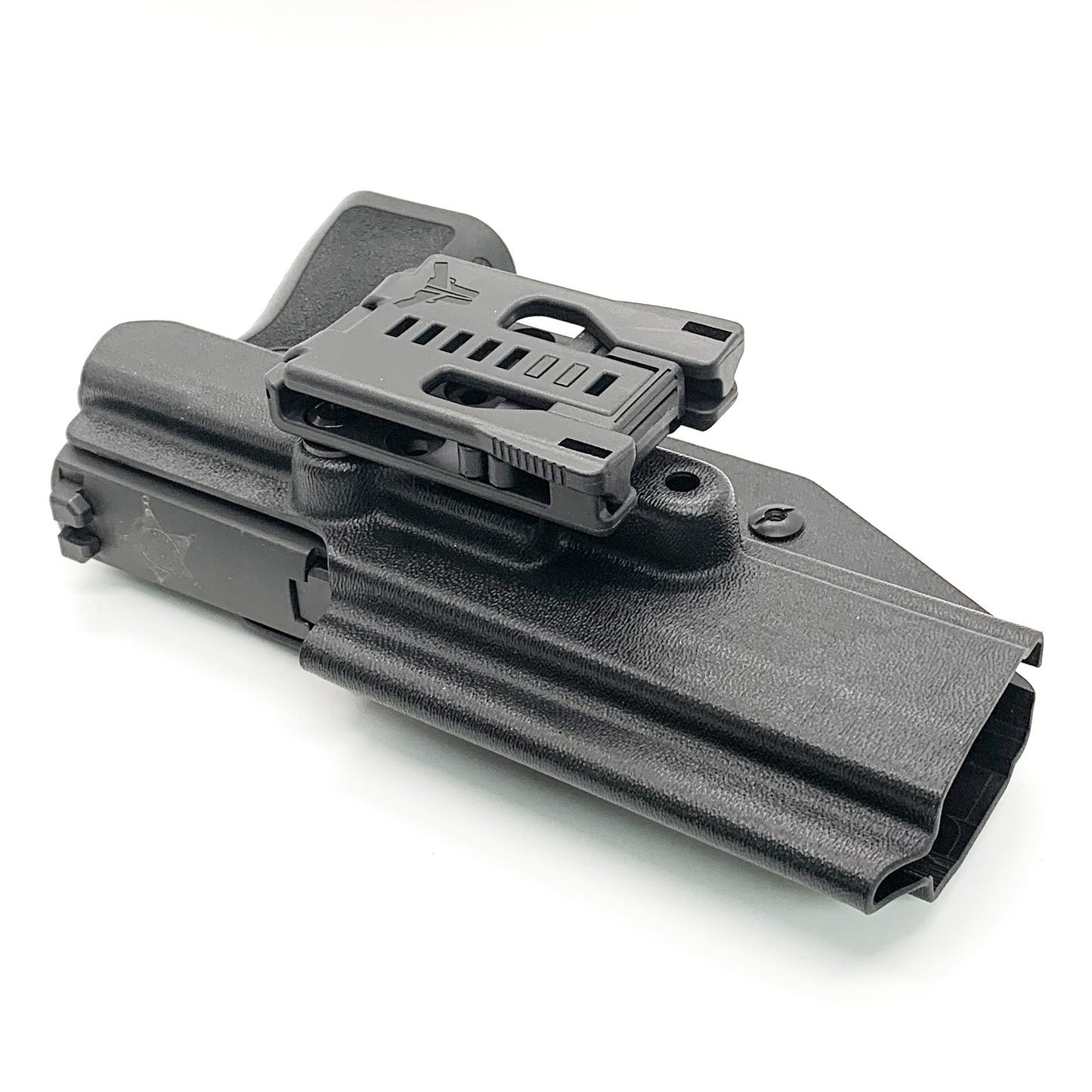 For the best OWB Outside Waistband kydex holster for the Sig P320 pistols with GoGuns USA Gas Pedal installed on the handgun, shop Four Brothers 4BROS Holsters.