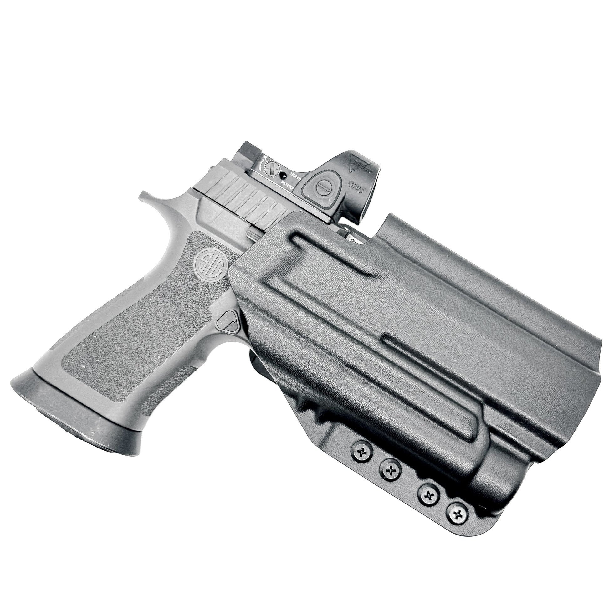 Black Sig Sauer P320 & TLR-1 HL-X OWB Holster from 4BROS Holsters