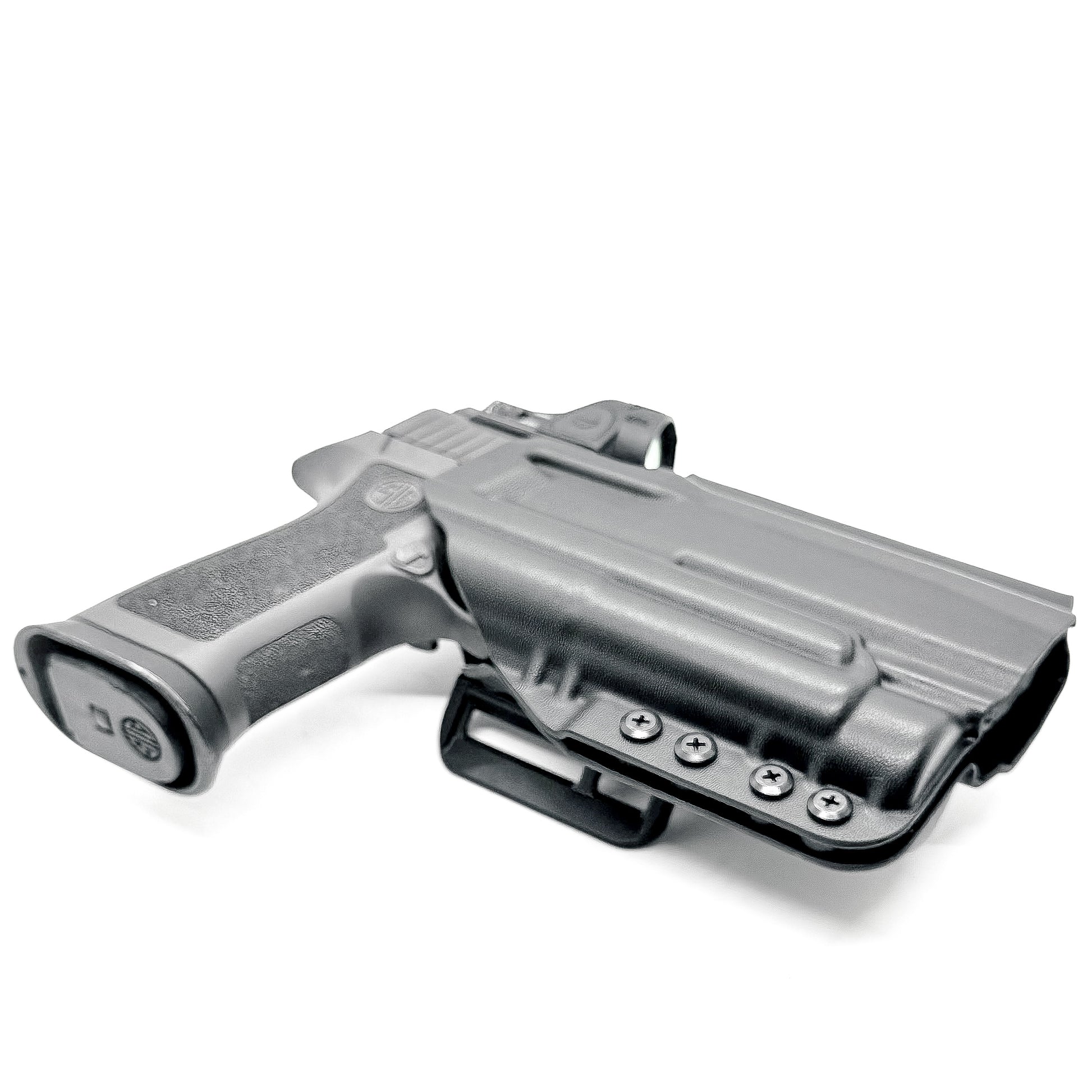 Black Sig Sauer P320 & TLR-1 HL-X OWB Holster from 4BROS Holsters