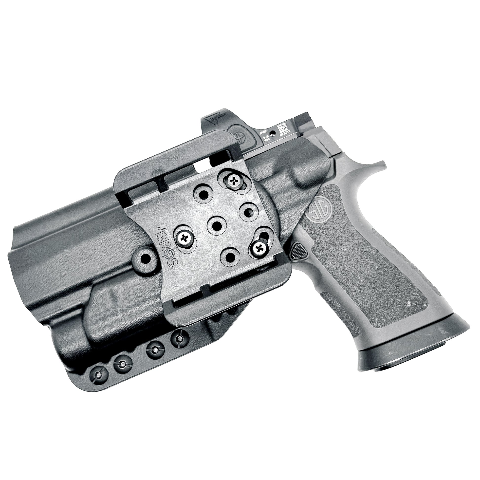 Black Sig Sauer P320 & TLR-1 HL-X OWB Holster from 4BROS Holsters