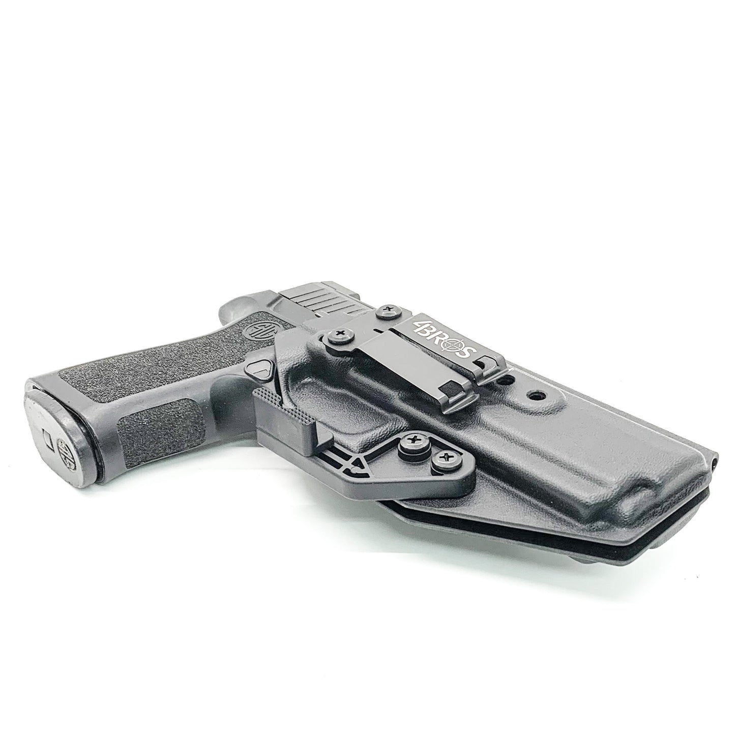 For the best IWB, AIWB, Inside Waistband Kydex holster for the Sig Sauer P320 X-Five Legion pistols shop Four Brothers 4Bros Holsters. Proudly made in the USA