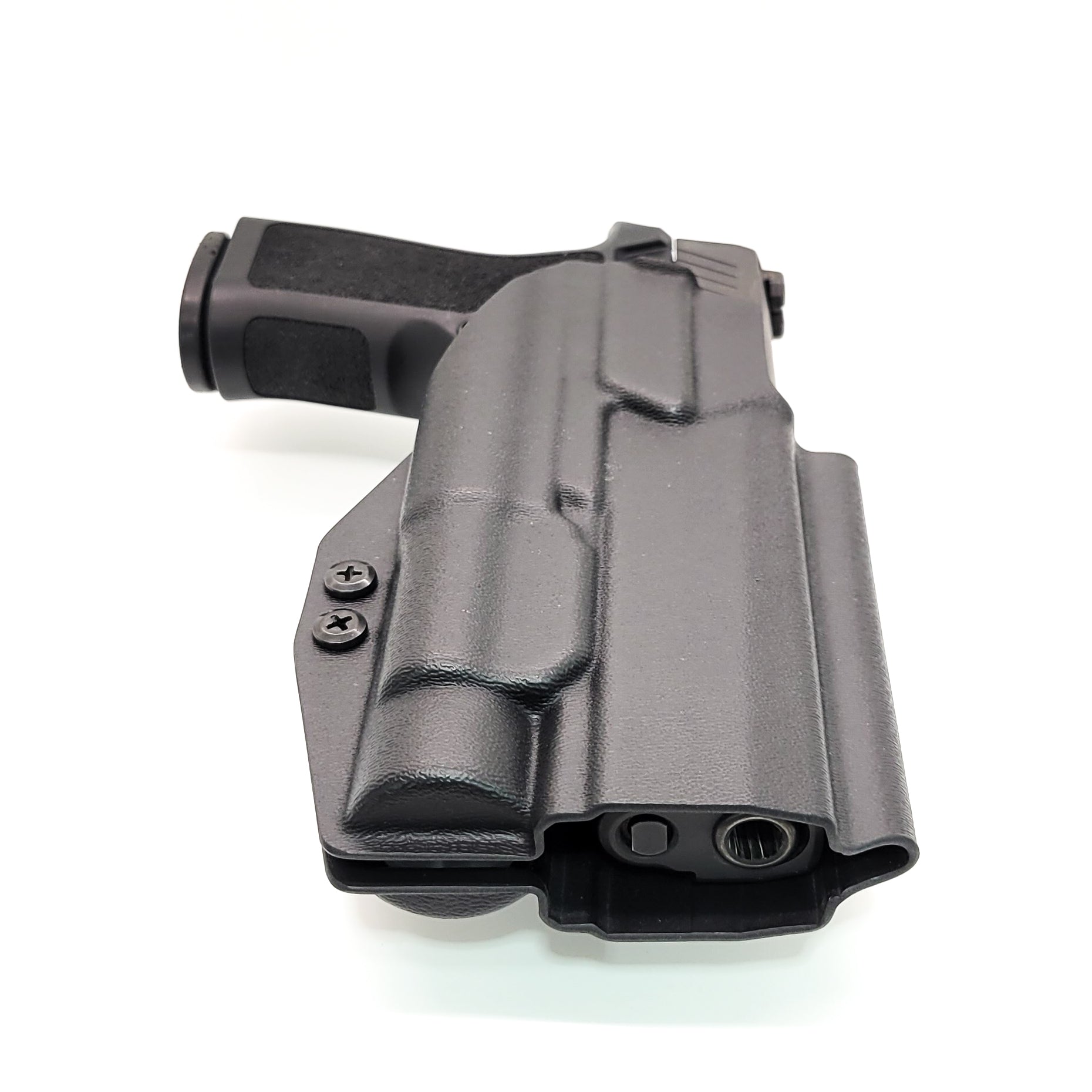 For the best OWB Holster for the Sig Sauer P320 Full Size, Carry, Compact, M17, M18, X-Five or X5 pistol & Streamlight TLR-1, shop Four Brothers Holsters.
