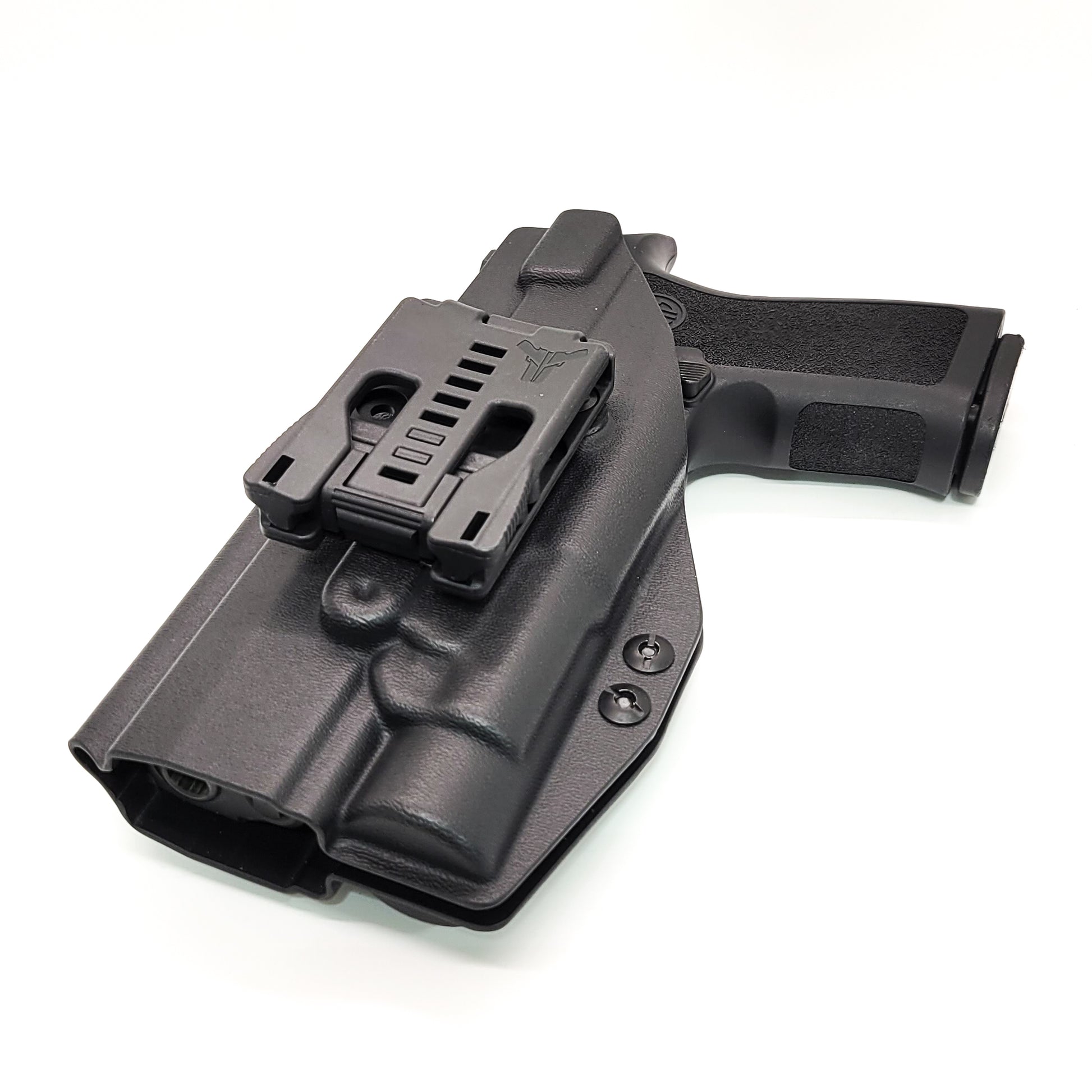For the best OWB Holster for the Sig Sauer P320 Full Size, Carry, Compact, M17, M18, X-Five or X5 pistol & Streamlight TLR-1, shop Four Brothers Holsters.