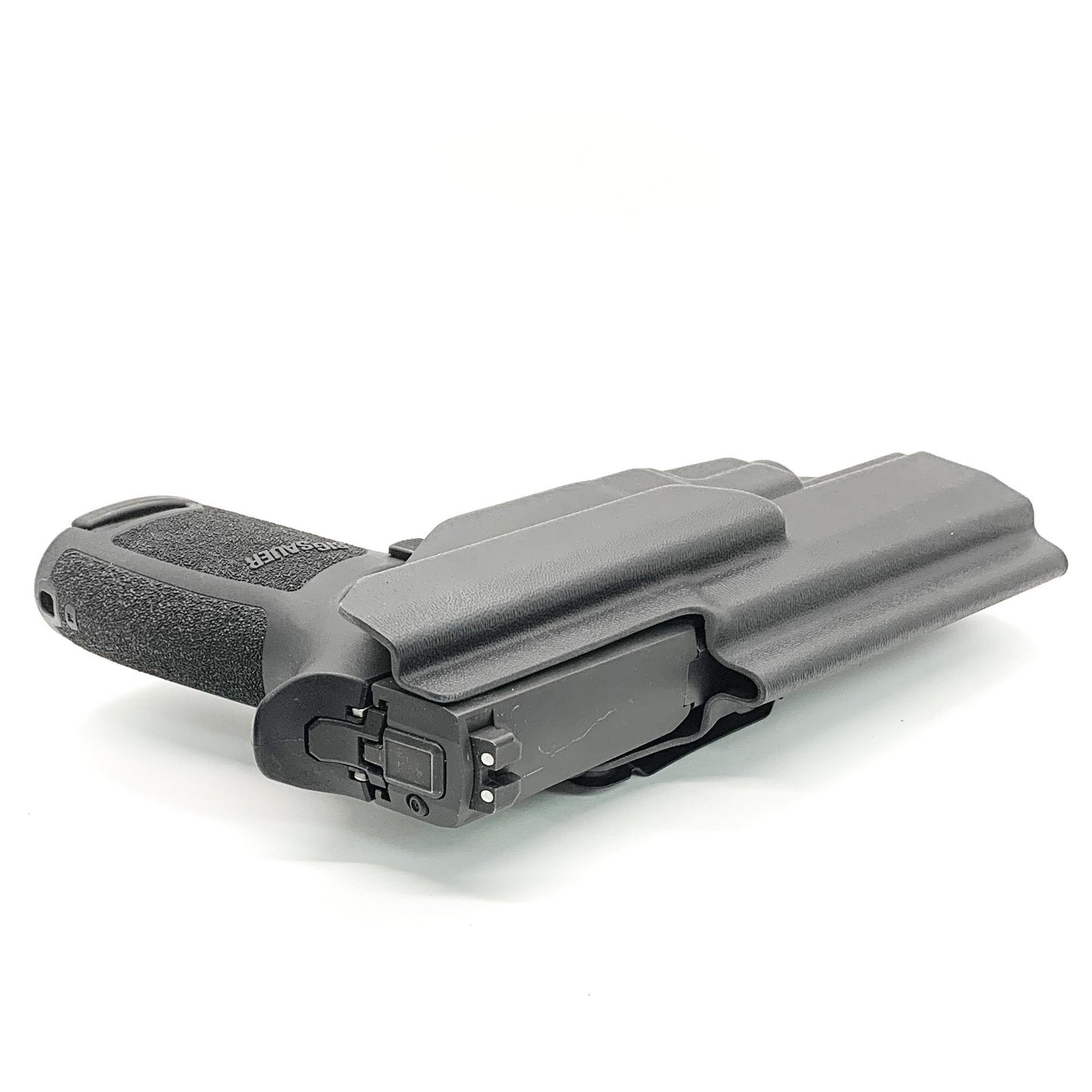 For the best, IWB holster for the Sig Sauer P320 Full Size, X5, & M17 with Streamlight TLR-7 X or A & Align Tactical Thumb Rest, shop Four Brothers holsters.
