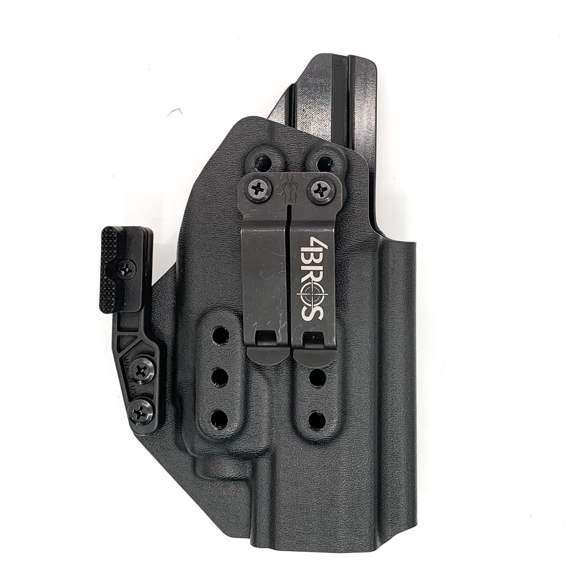 For the best IWB Kydex Inside Waistband Holster for the Sig Sauer P320, X5 & M17 & Streamlight TLR-8A & Align Tactical Thumb Rest shop Four Brothers Holsters.