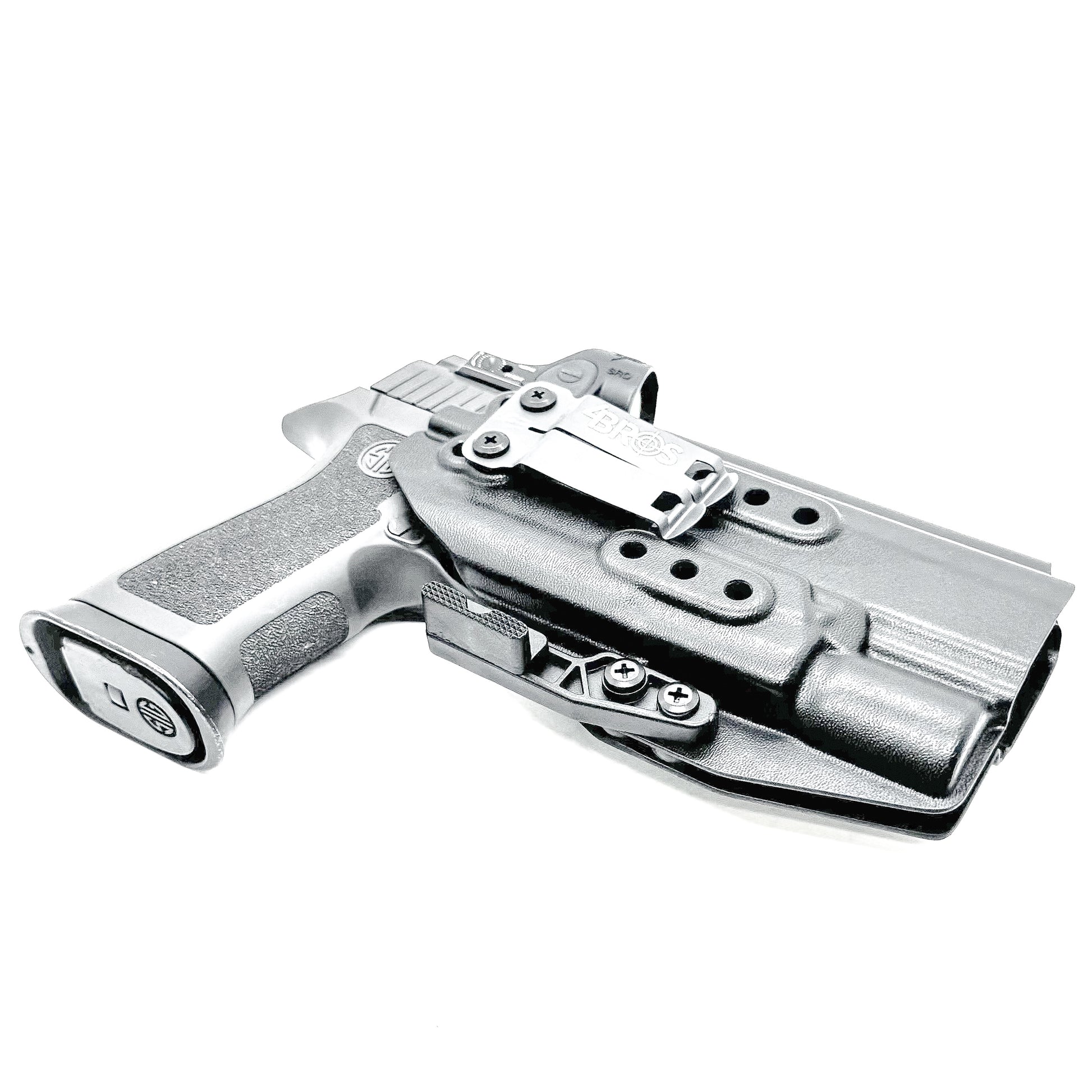 Sig Sauer P320 with X300 & Align Tactical Thumb Rest IWB Holster with Monoblock in black