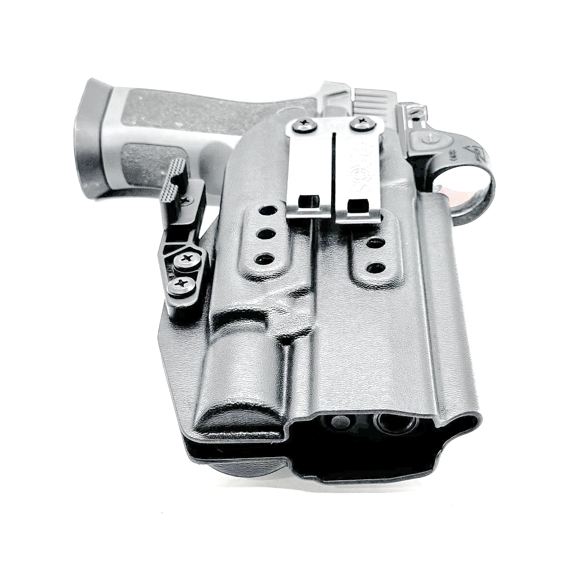 Sig Sauer P320 with X300 & Align Tactical Thumb Rest IWB Holster with Monoblock in black