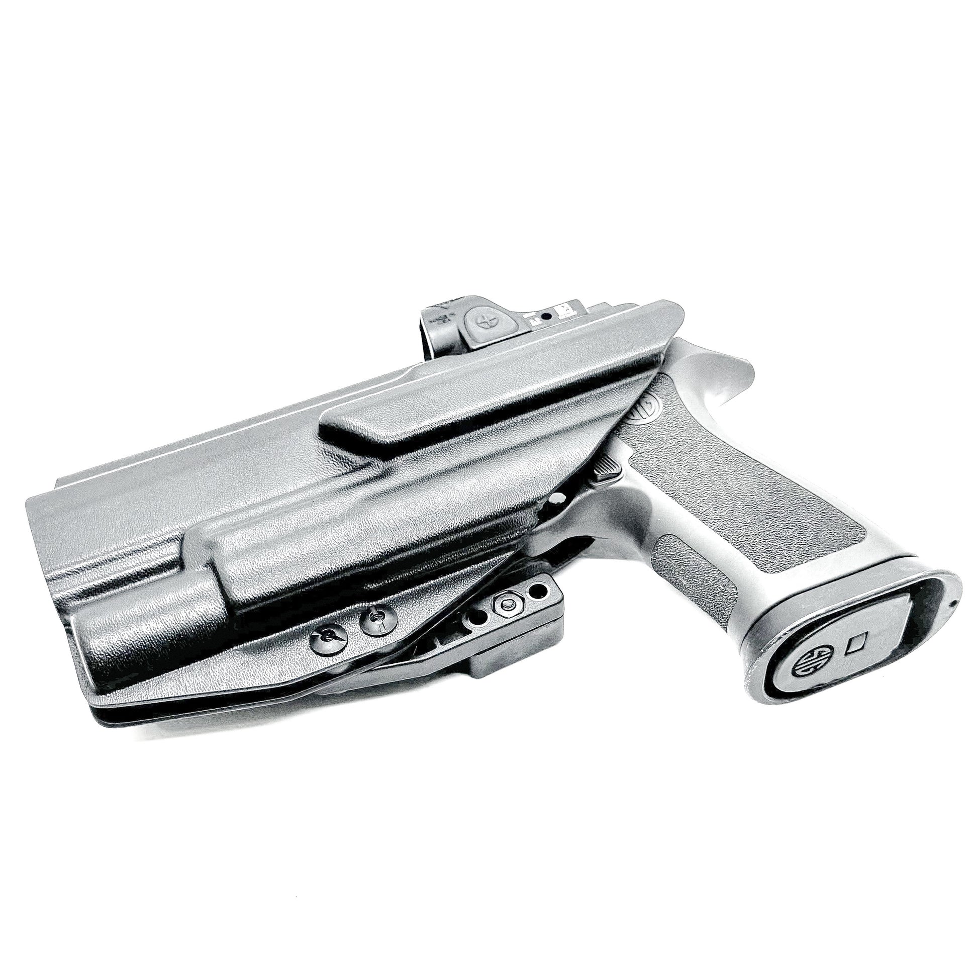 Sig Sauer P320 with X300 & Align Tactical Thumb Rest IWB Holster with Monoblock in black