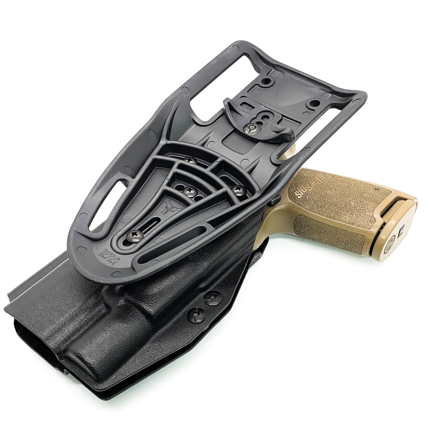 For the best OWB Sig Sauer P320 Full Size, M18, M17, X-Five or Carry pistol & Surefire X300U-A or B A Duty & Competition Holster, shop Four Brothers Holsters.