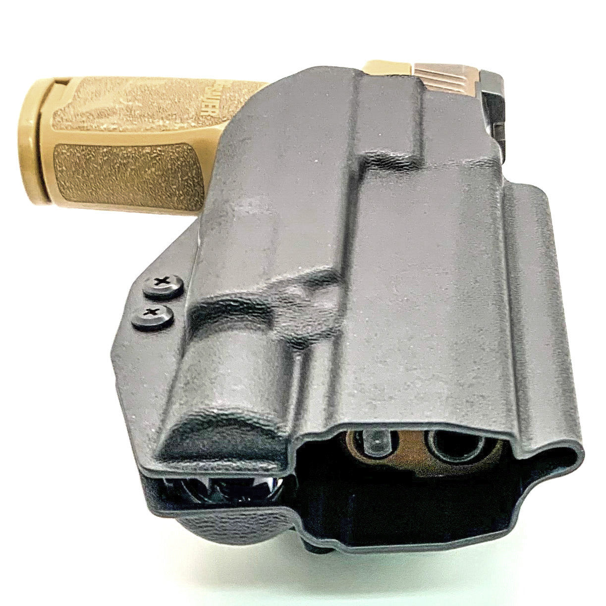 For the best OWB Sig Sauer P320 Full Size, M18, M17, X-Five or Carry pistol & Surefire X300U-A or B A Duty & Competition Holster, shop Four Brothers Holsters.
