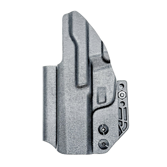 AIWB, IWB, Kydex Inside Waistband Holster Designed to fit the Sig Sauer P365-380 pistol,in black with DCC Monoblock and a modwing.