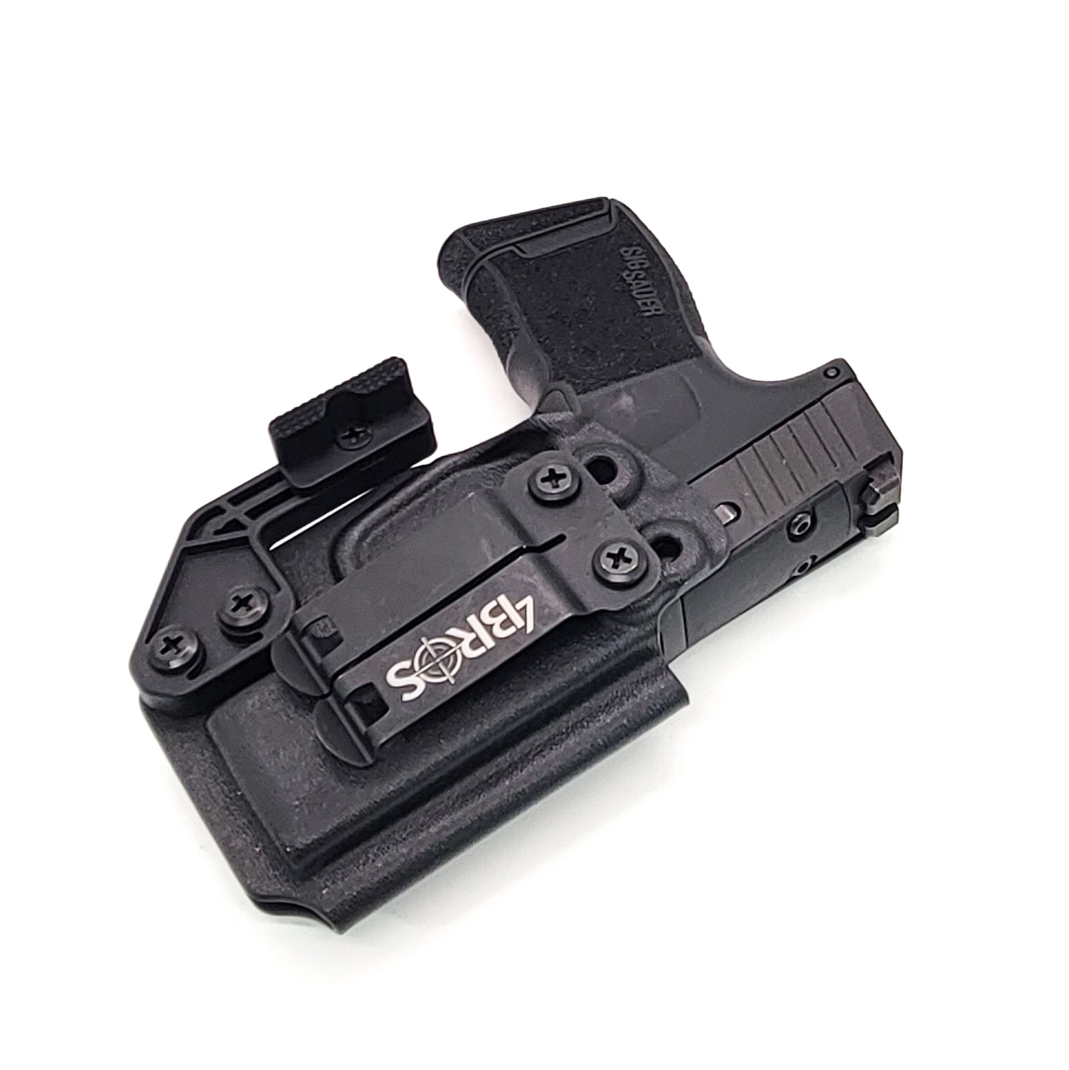 For the best, most comfortable, AIWB, IWB, Kydex Inside Waistband Holster Designed to fit the Sig Sauer P365-380 pistol, shop Four Brothers 4BROS holsters.
